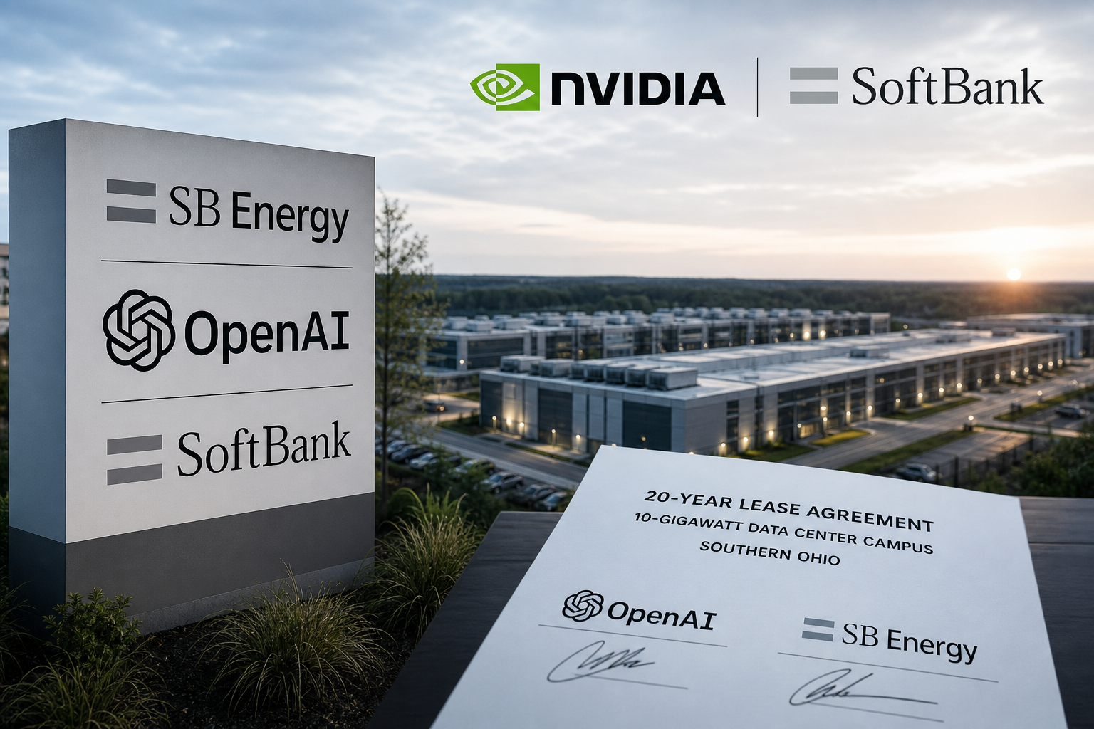 SB Energy Grants OpenAI $5.5bn in Warrants for 20-Year Lease