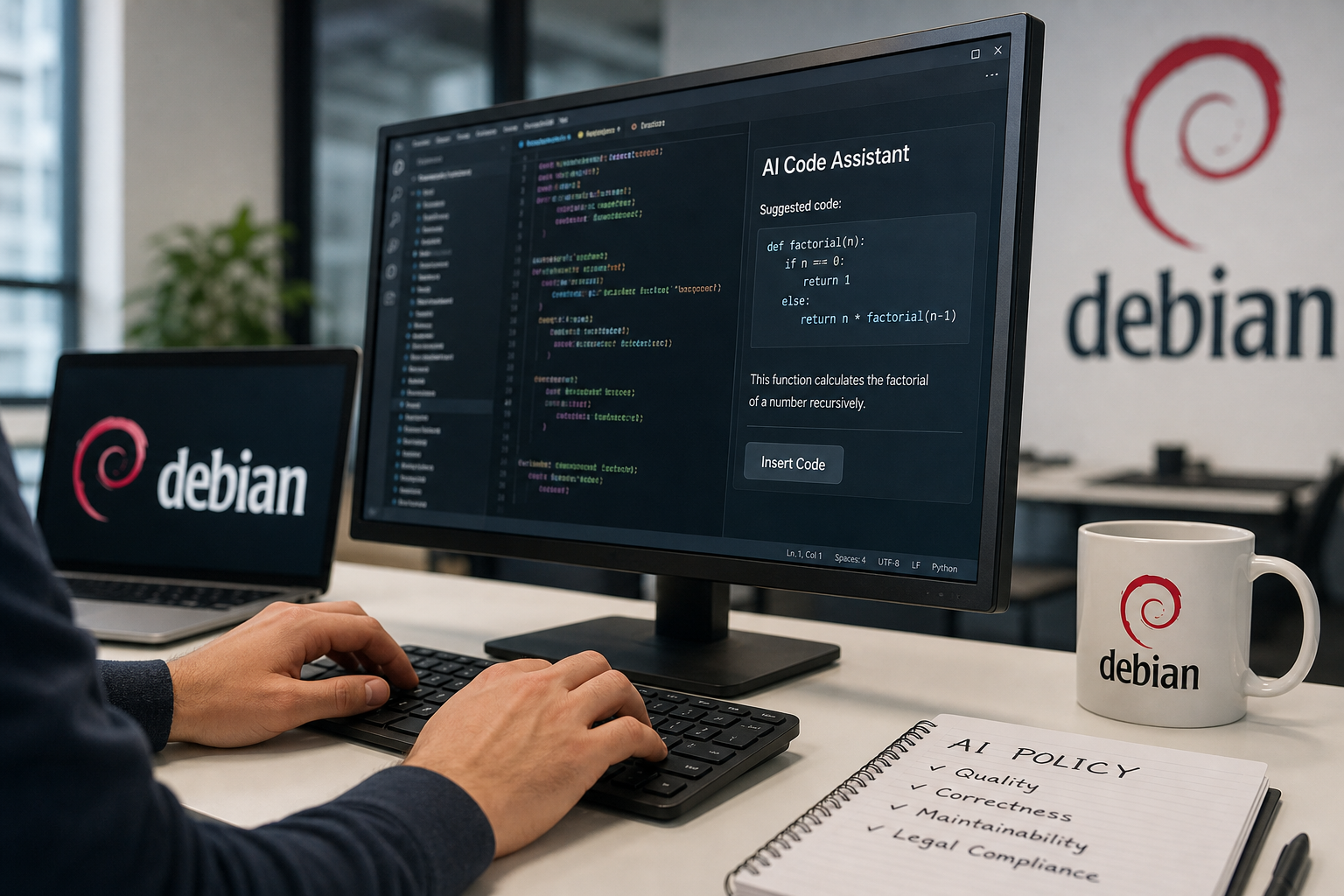 Debian Allows AI-Generated Code in Linux Distribution