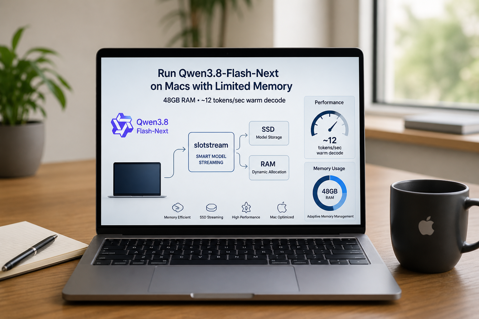 Run Qwen3.8-Flash-Next on Macs with Limited Memory