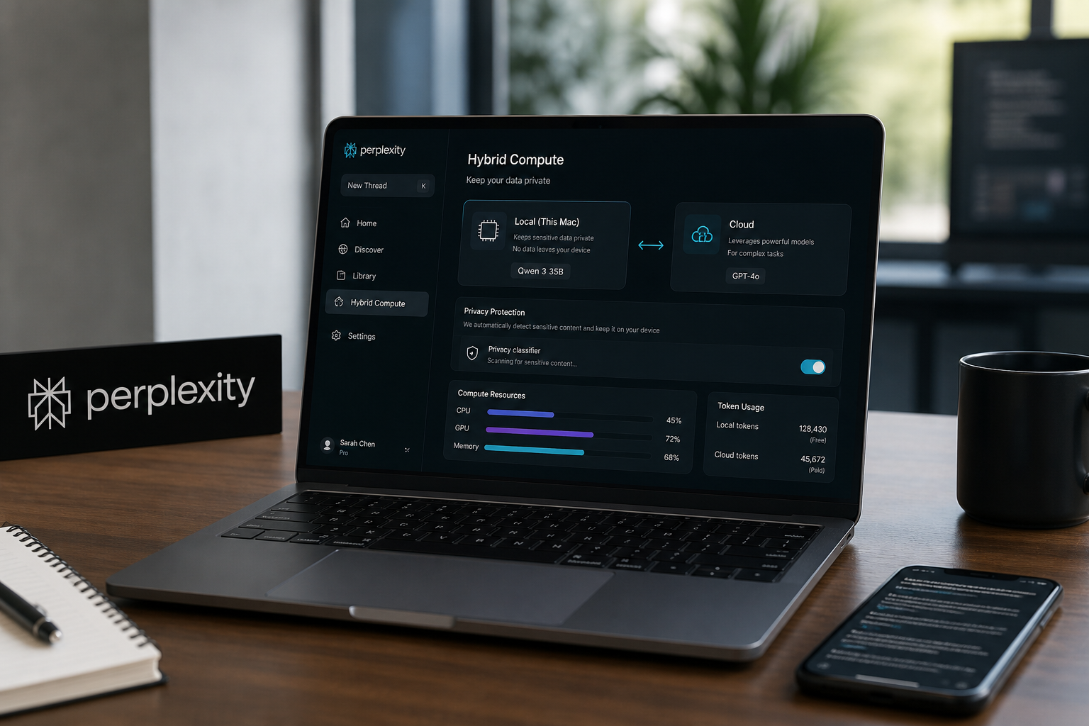 Perplexity Unveils Hybrid Compute, Splitting Sensitive Tasks Between Cloud and Local AI