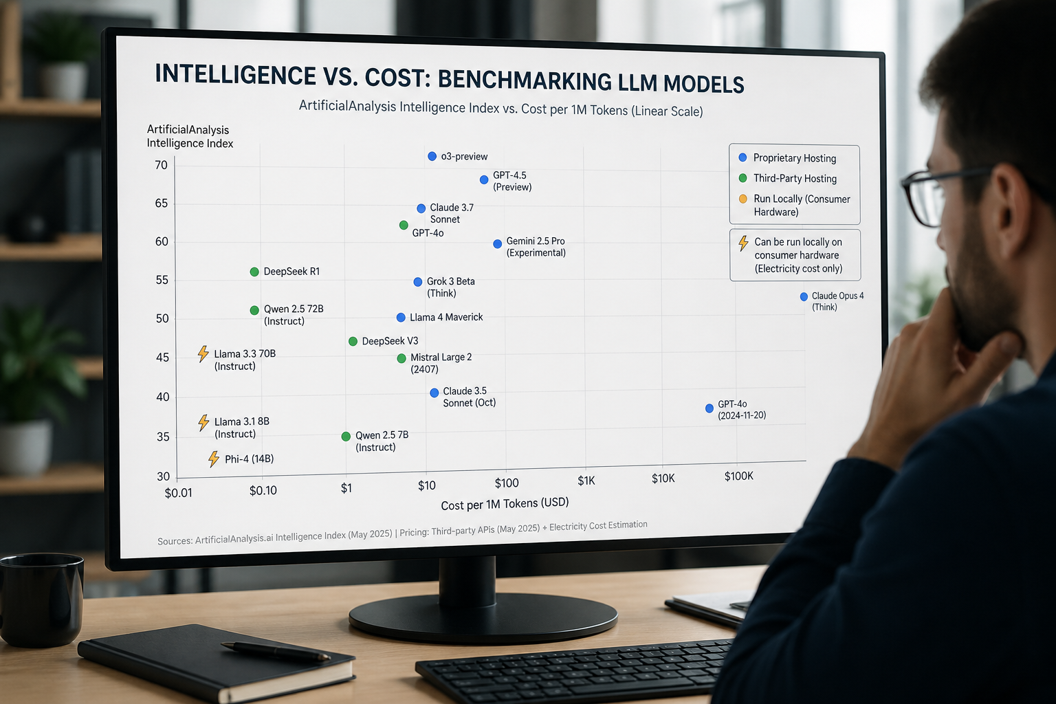 Intelligence vs. Cost: Benchmarking LLM Models