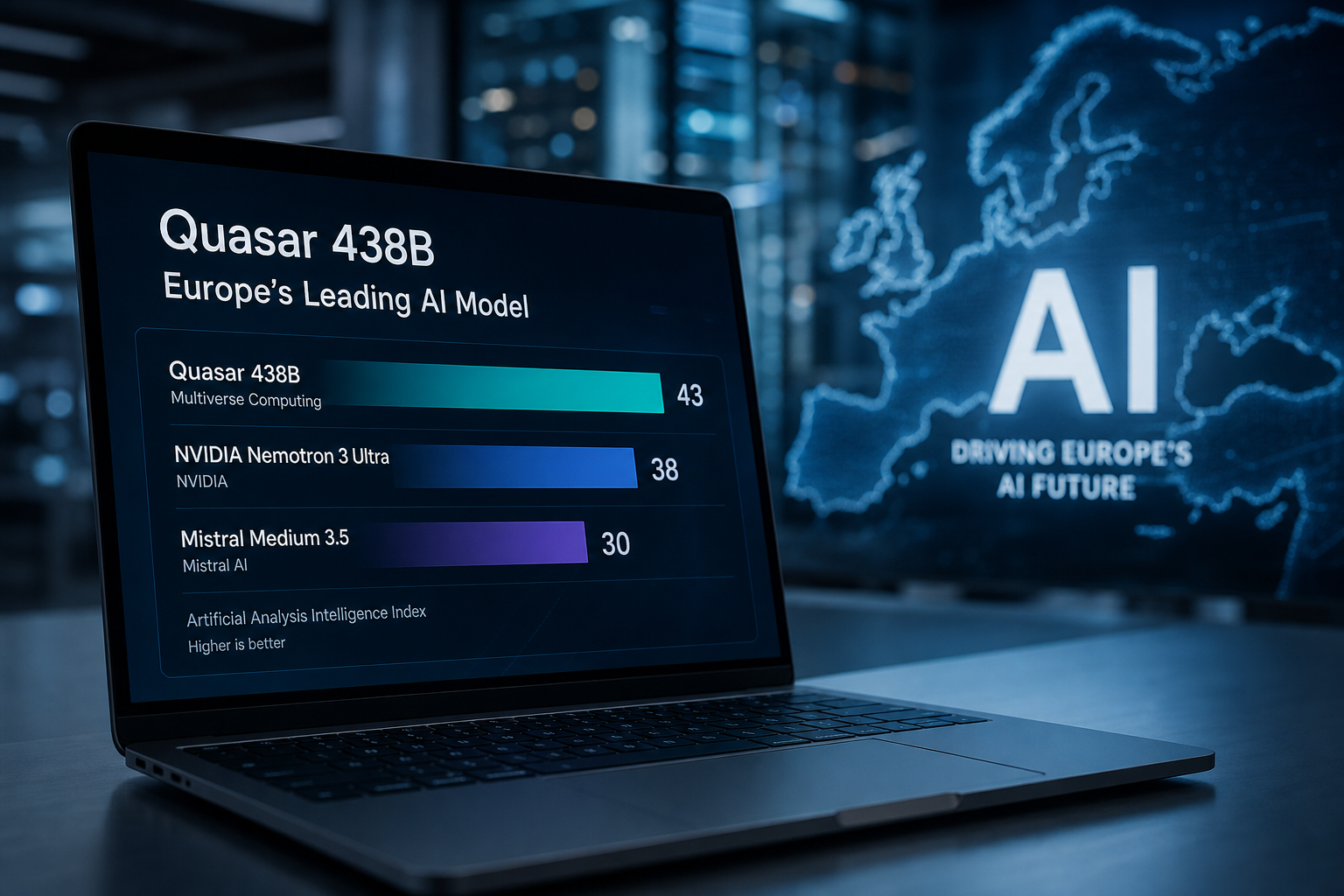 Quasar 438B Surpasses Rivals as Europe's Leading AI Model