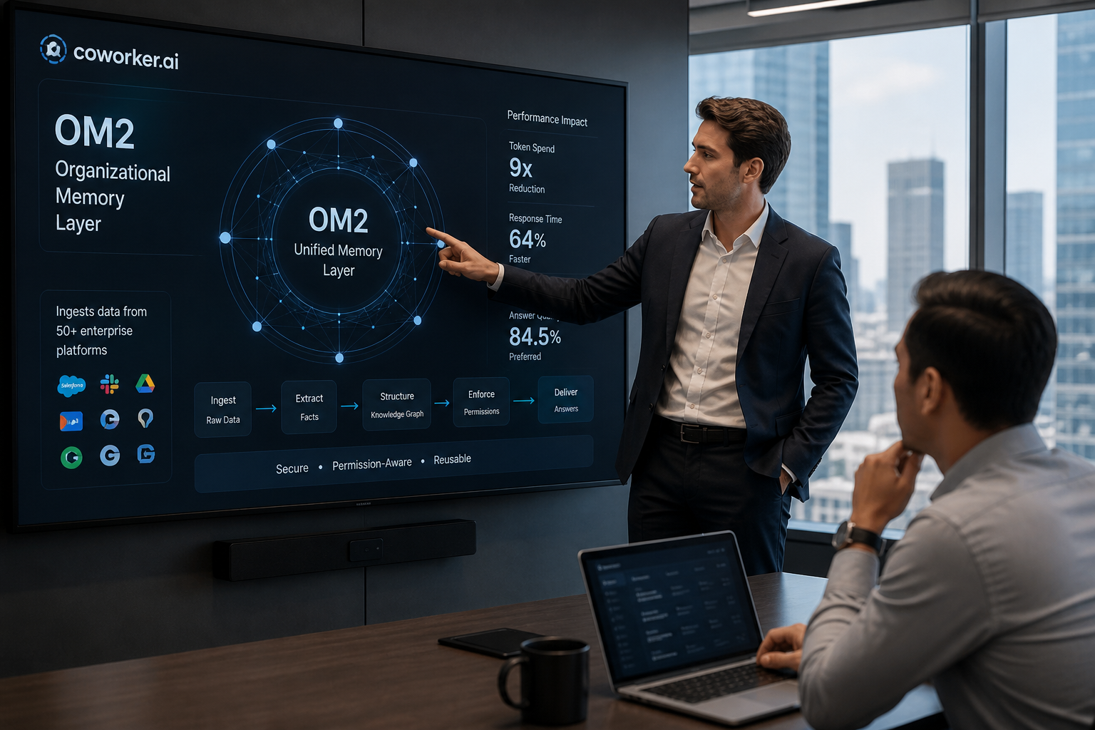 Coworker.ai Launches OM2, Cutting Enterprise AI Token Burn by 9x