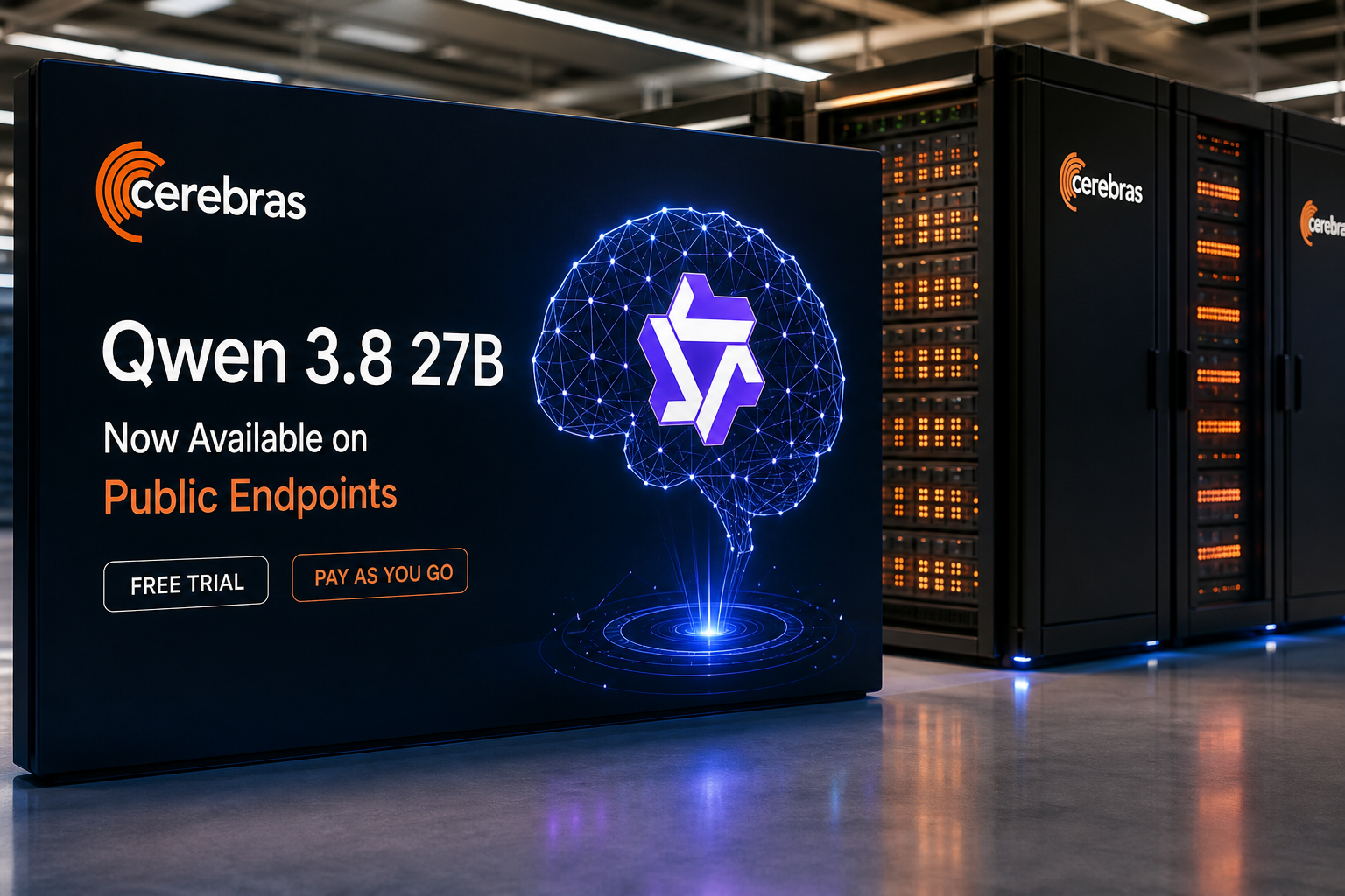 Cerebras Unveils Qwen 3.8 27B Model on Public Endpoints