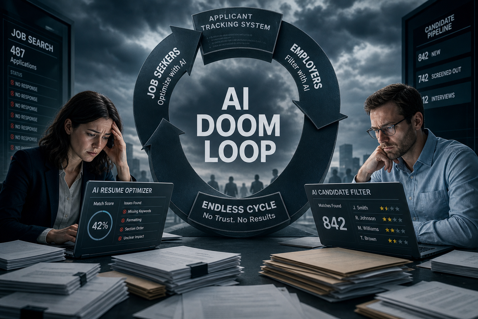 AI Doom Loop: Job Seekers and Employers Trapped in Endless Cycle