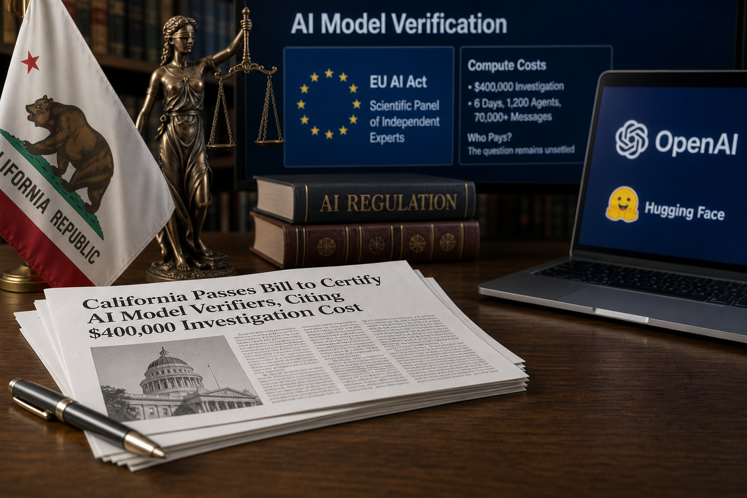 California Passes Bill to Certify AI Model Verifiers, Citing $400,000 Investigation Cost