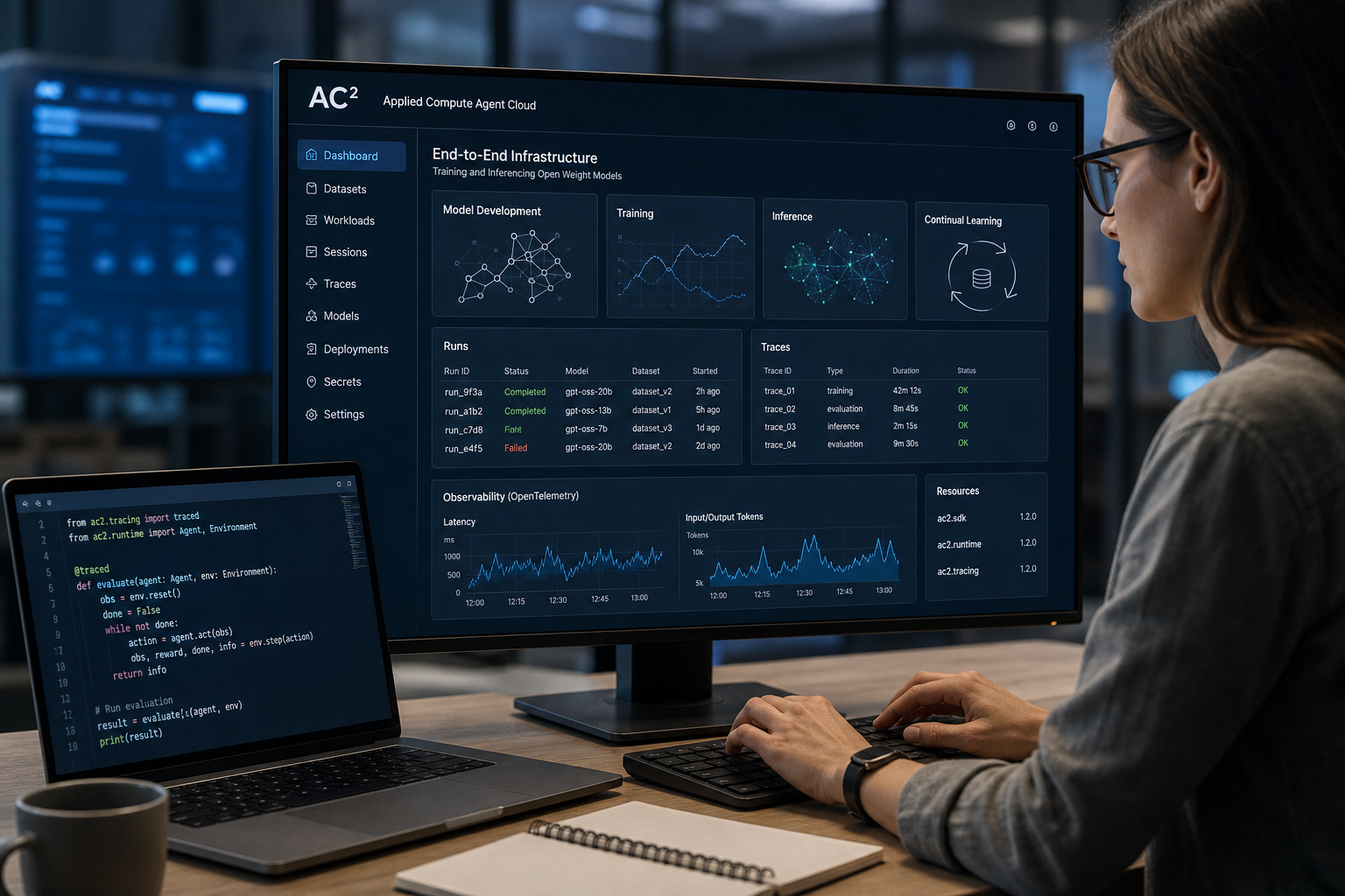 End-to-End Infrastructure Unveiled for Training and Inferencing Open Weight Models
