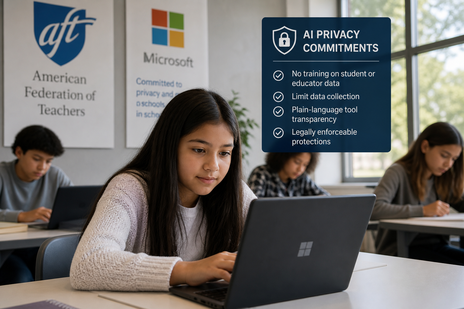 Microsoft Agrees to AI Privacy Rules for Schools