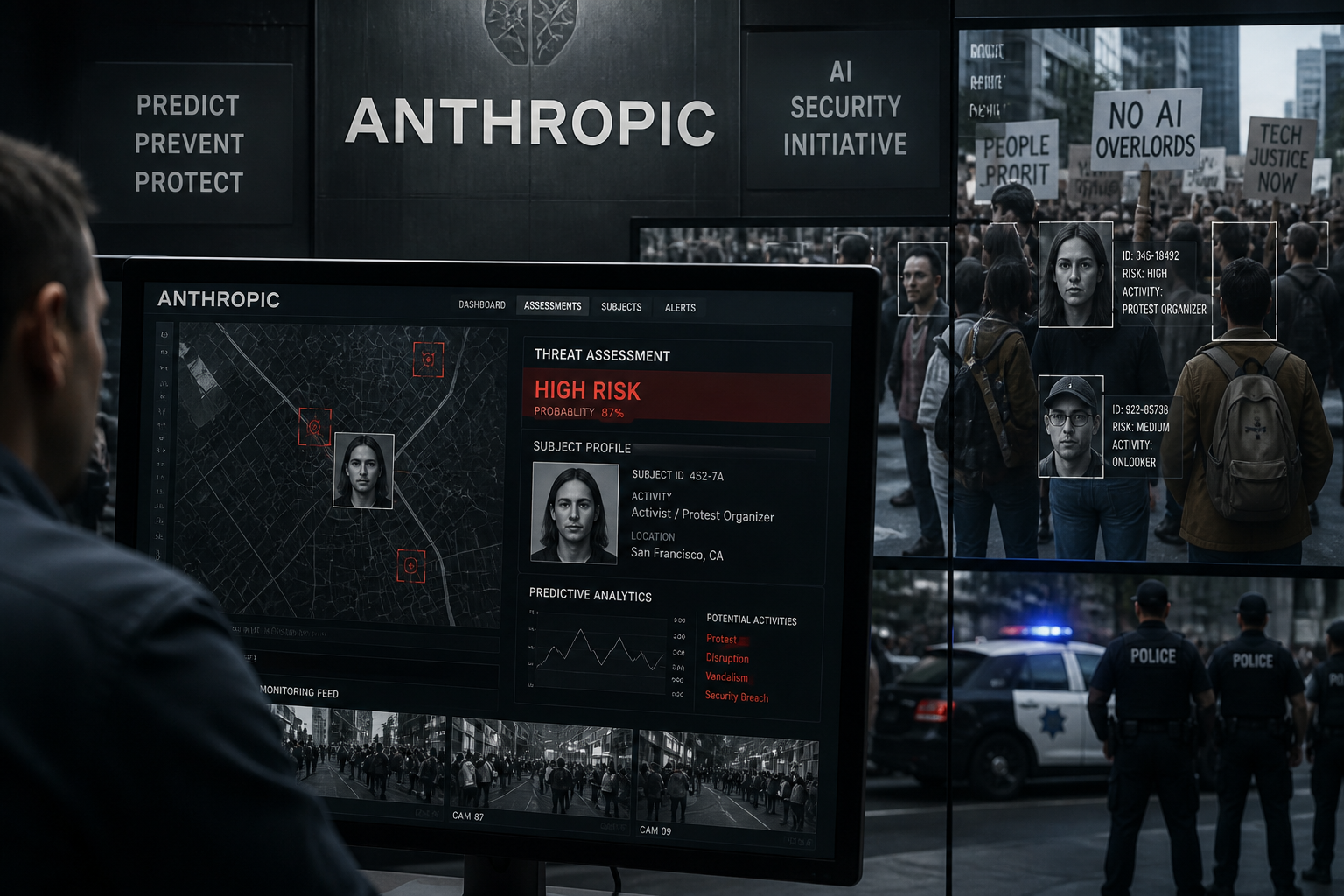 Anthropic Builds Surveillance System to Monitor Activists