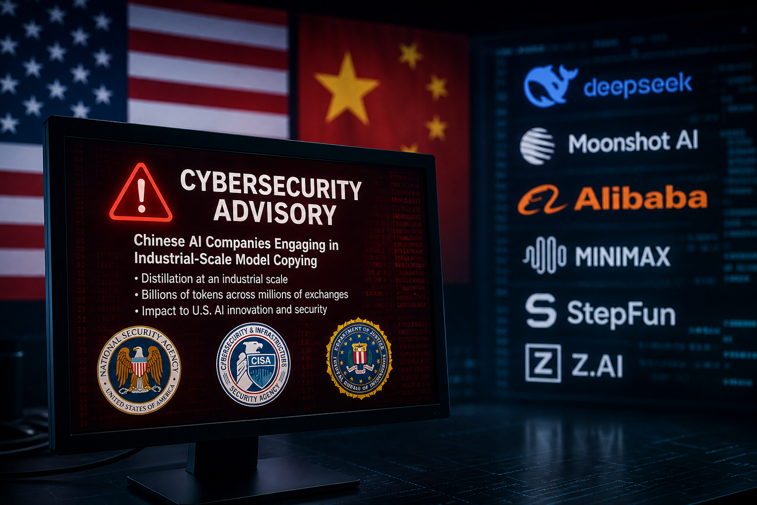 US Accuses Chinese AI Companies of Industrial-Scale Model Copying
