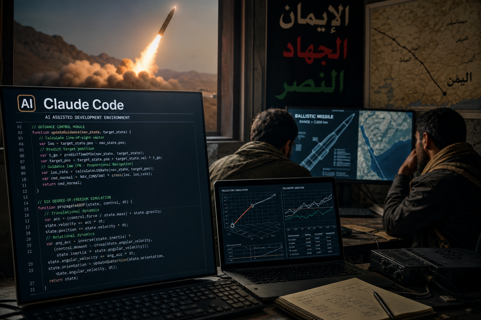 Houthis Utilize AI to Develop Missile Guidance Software