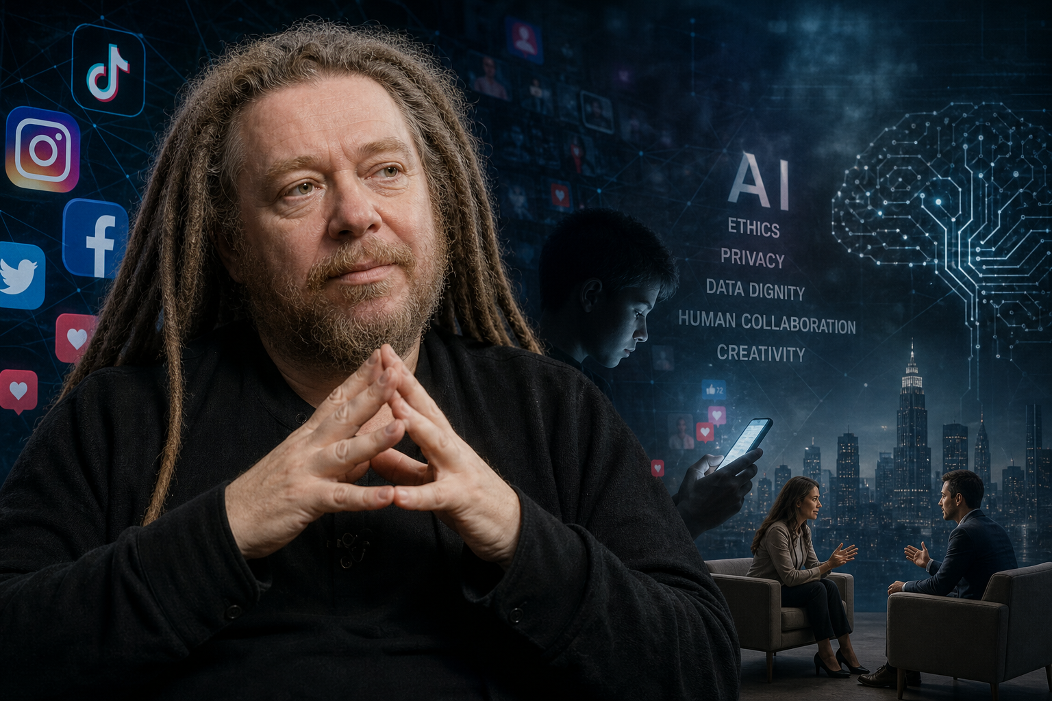 The Dark Side of Tech: Jaron Lanier on AI, Social Media, and the Future of Humanity