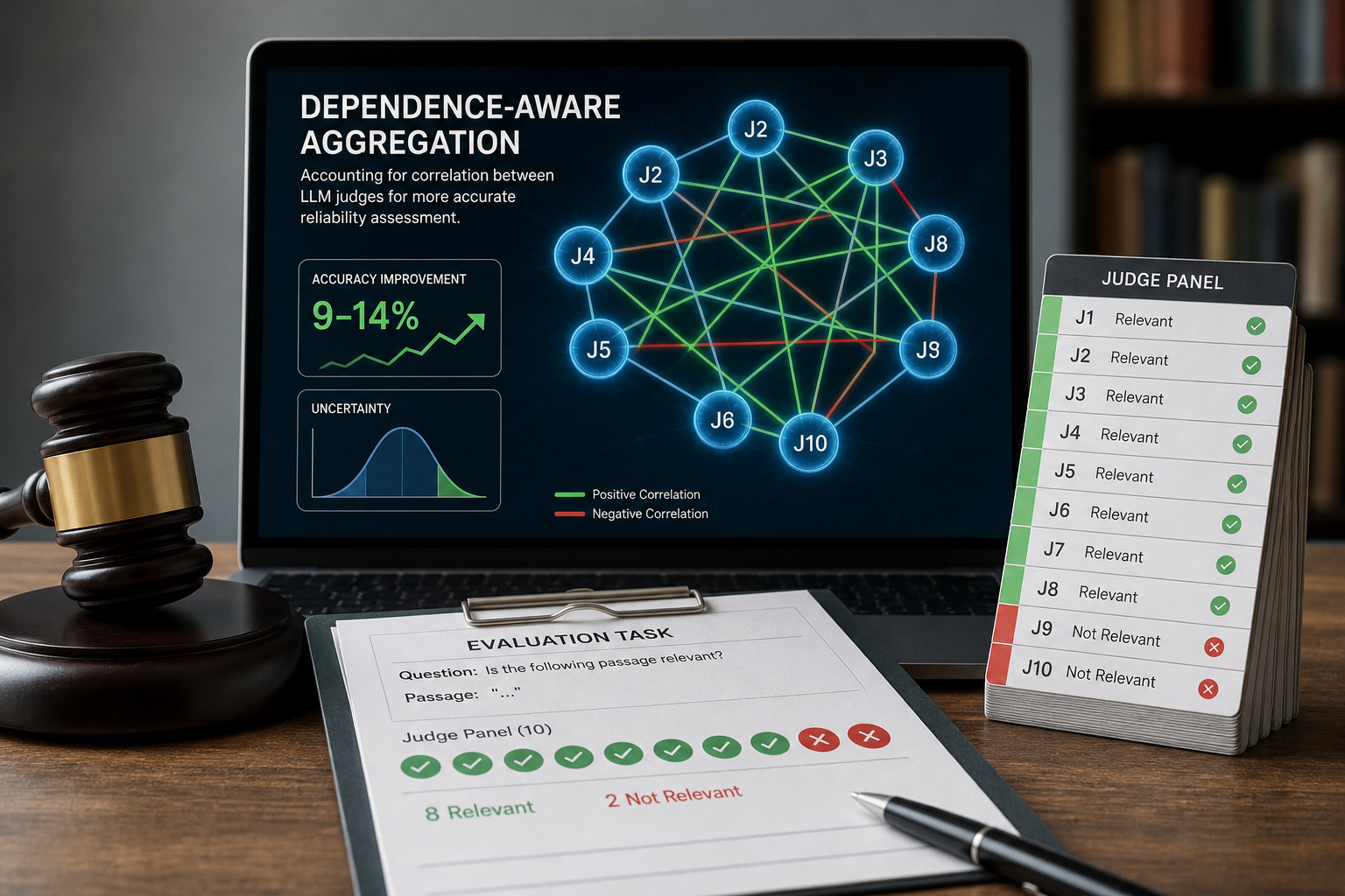 New Method Improves Accuracy of LLM Judges by Accounting for Correlation