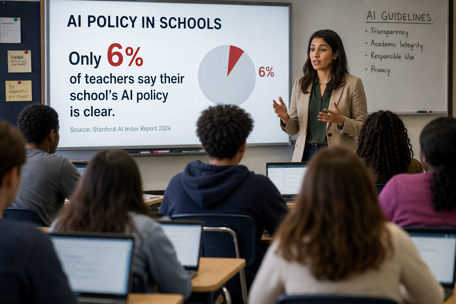 Only 6% of Teachers Say Their School's AI Policy is Clear