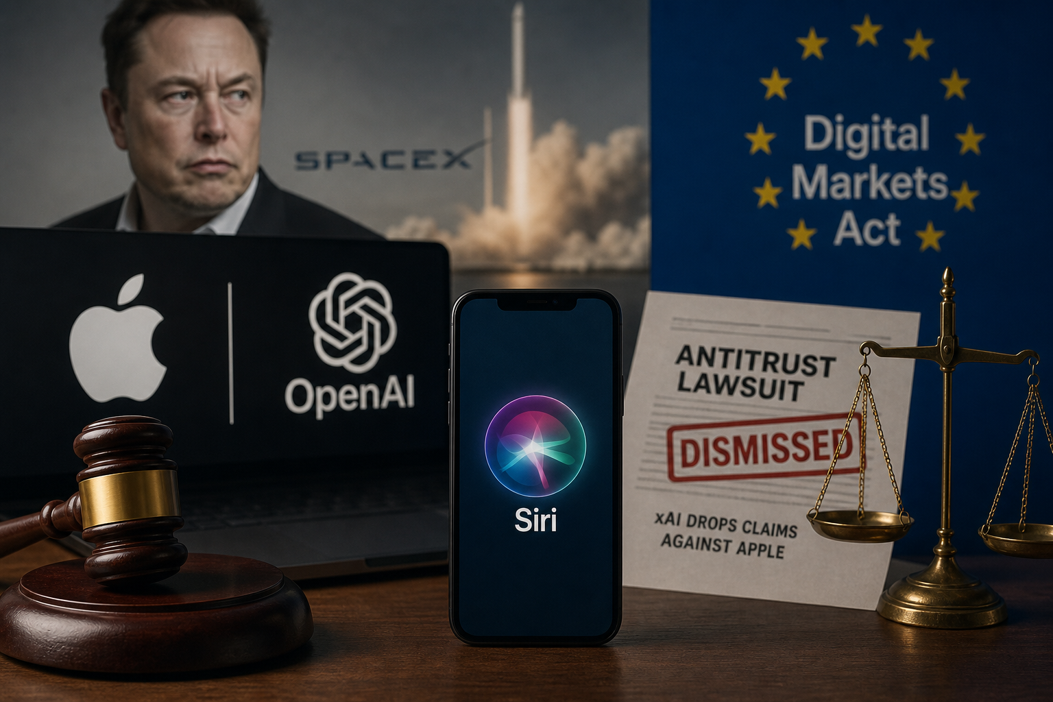 xAI Drops Antitrust Claims Against Apple, But OpenAI Case Remains