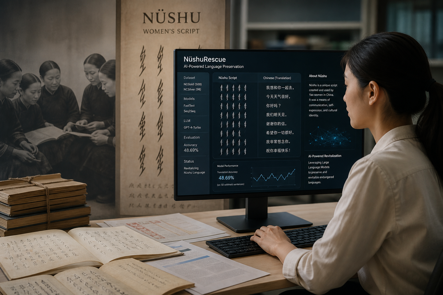 Reviving Nüshu: AI-Powered Framework Aims to Save Endangered Language