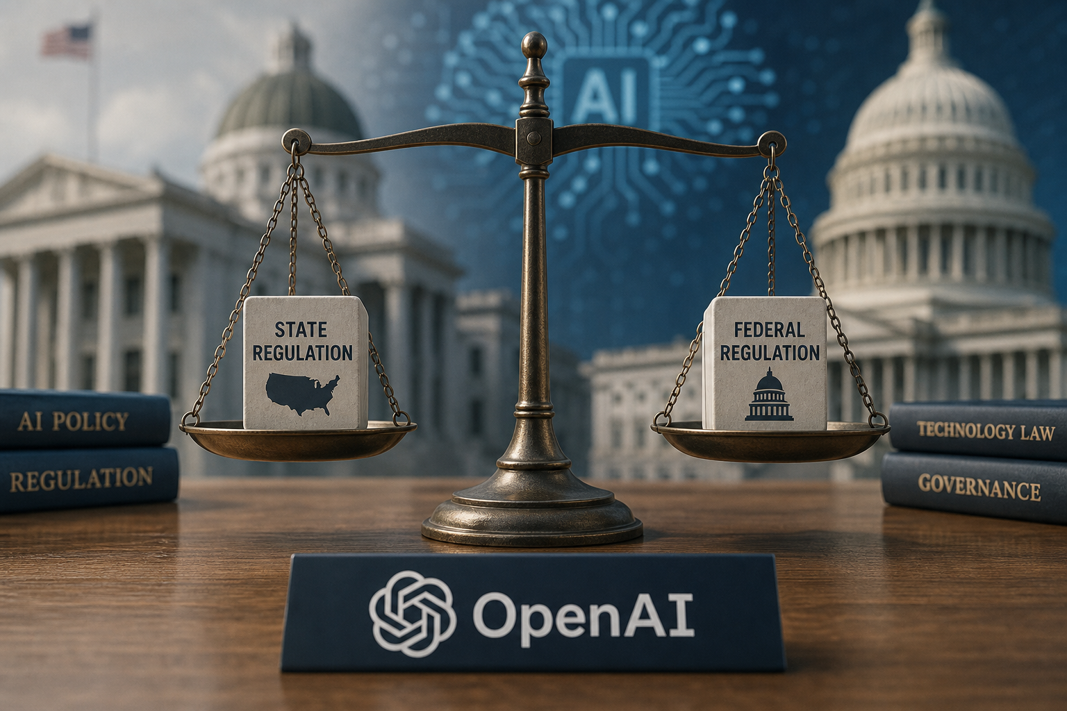 OpenAI's Strategy on AI Regulation: A Mix of State and Federal Approaches