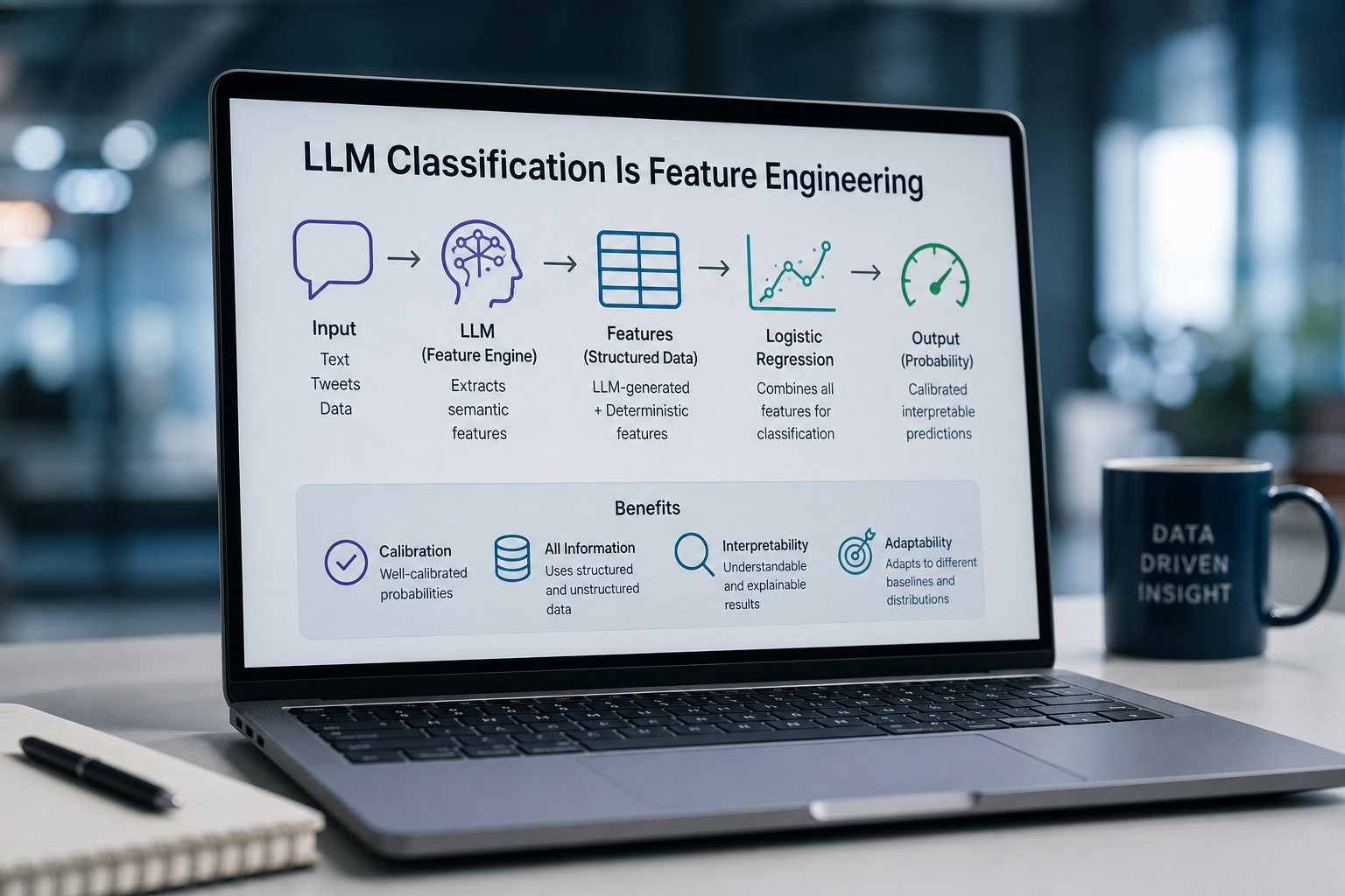 LLM Classification Is Feature Engineering