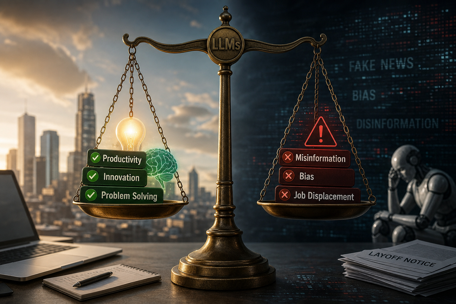 The Uneasy Relationship with LLMs: Weighing Benefits and Drawbacks