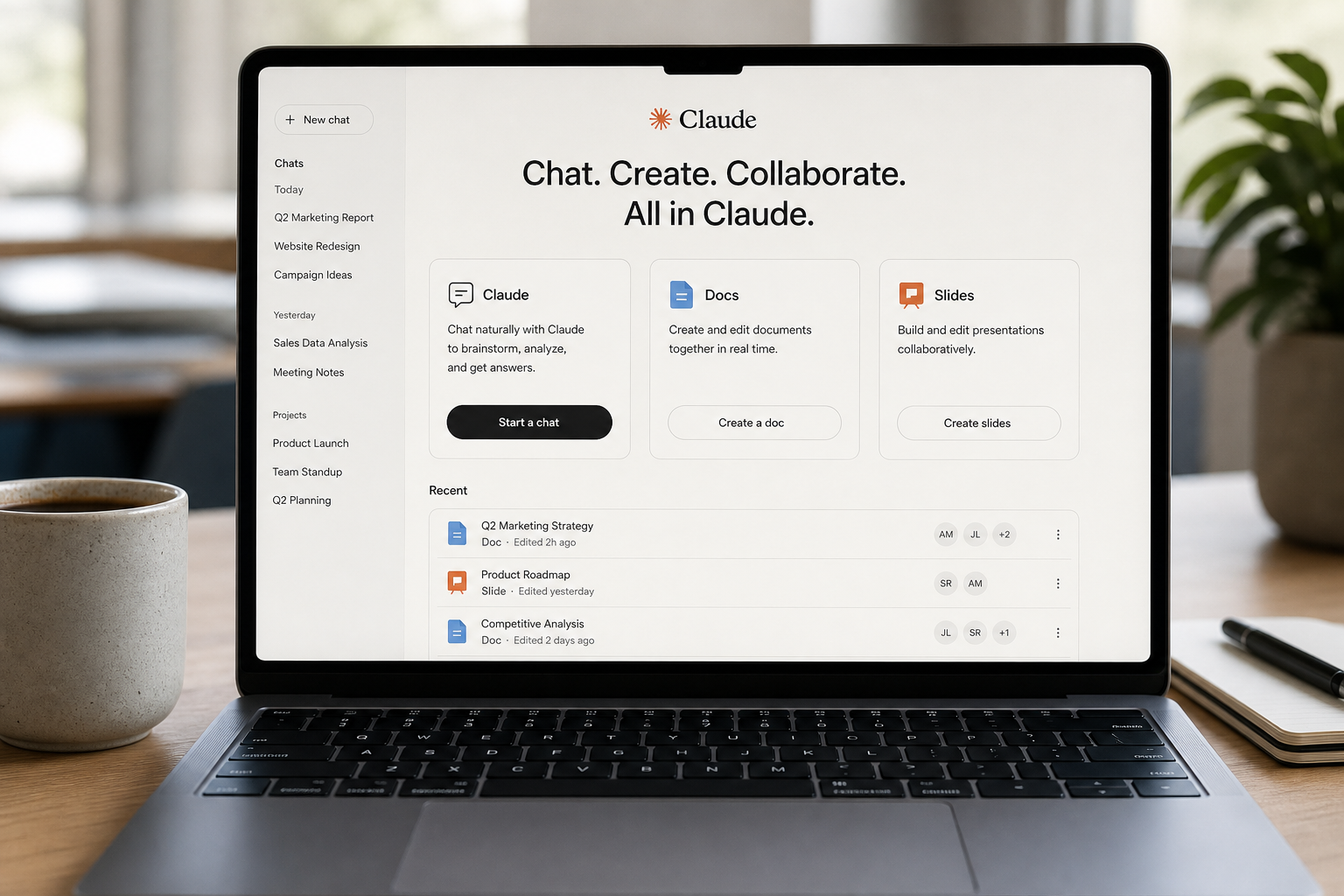 Anthropic Unveils Merged Claude App, Introduces Docs and Slides Editors
