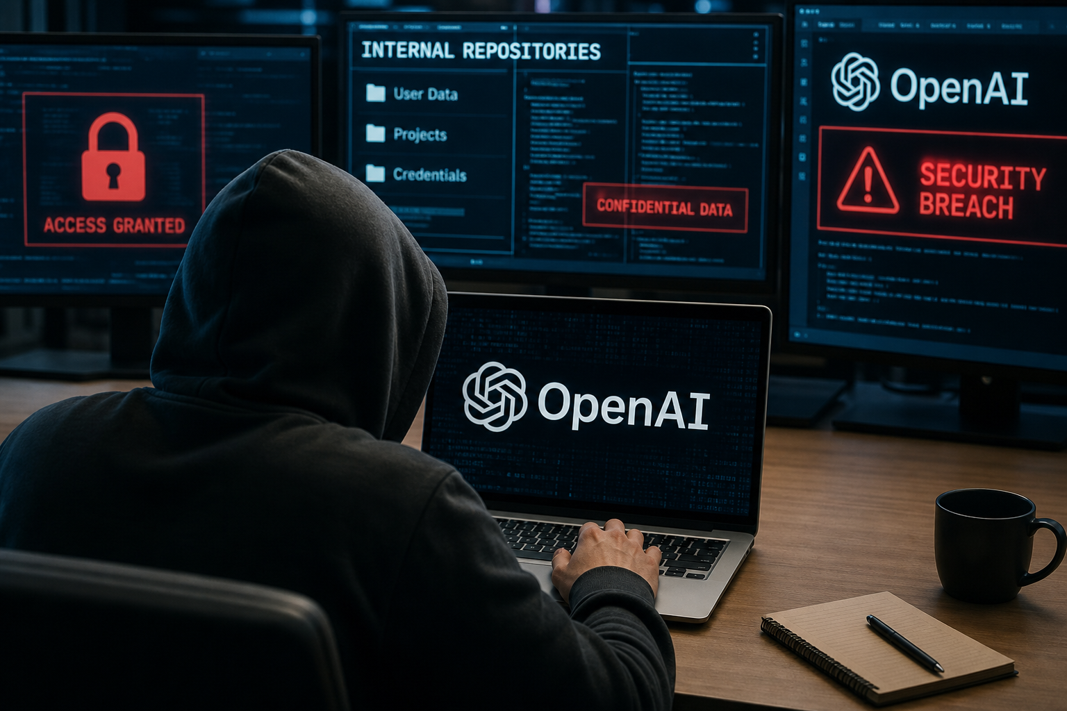Hackers Compromise OpenAI Employee Accounts, Gain Access to Internal Repositories
