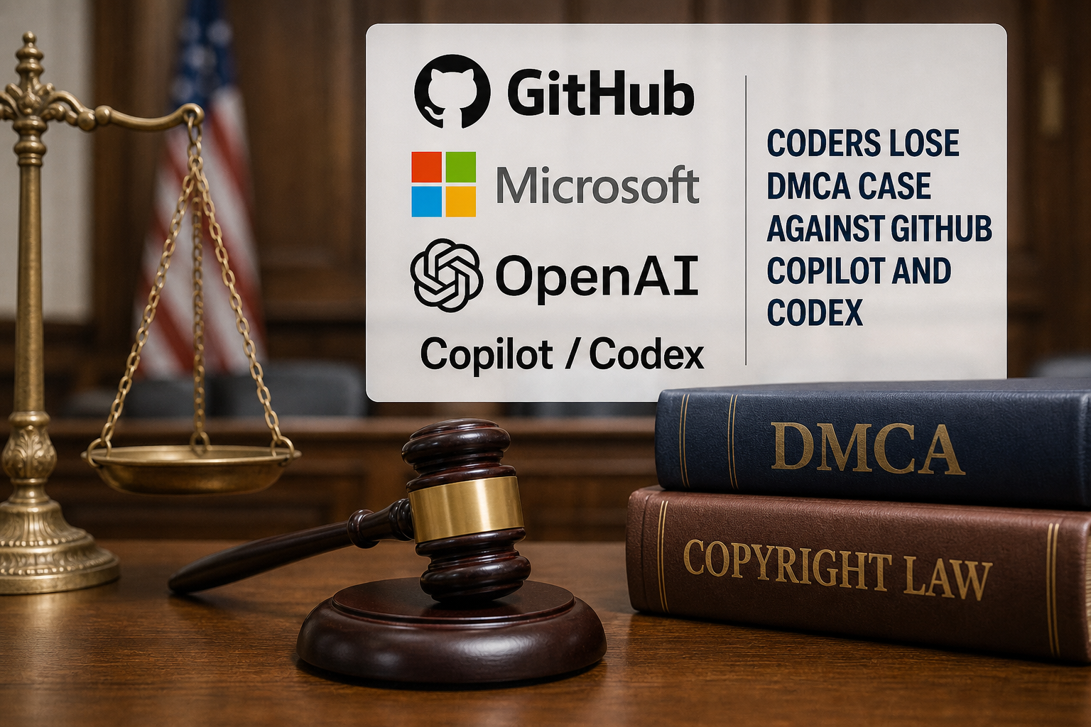 Coders Lose DMCA Case Against GitHub Copilot and Codex