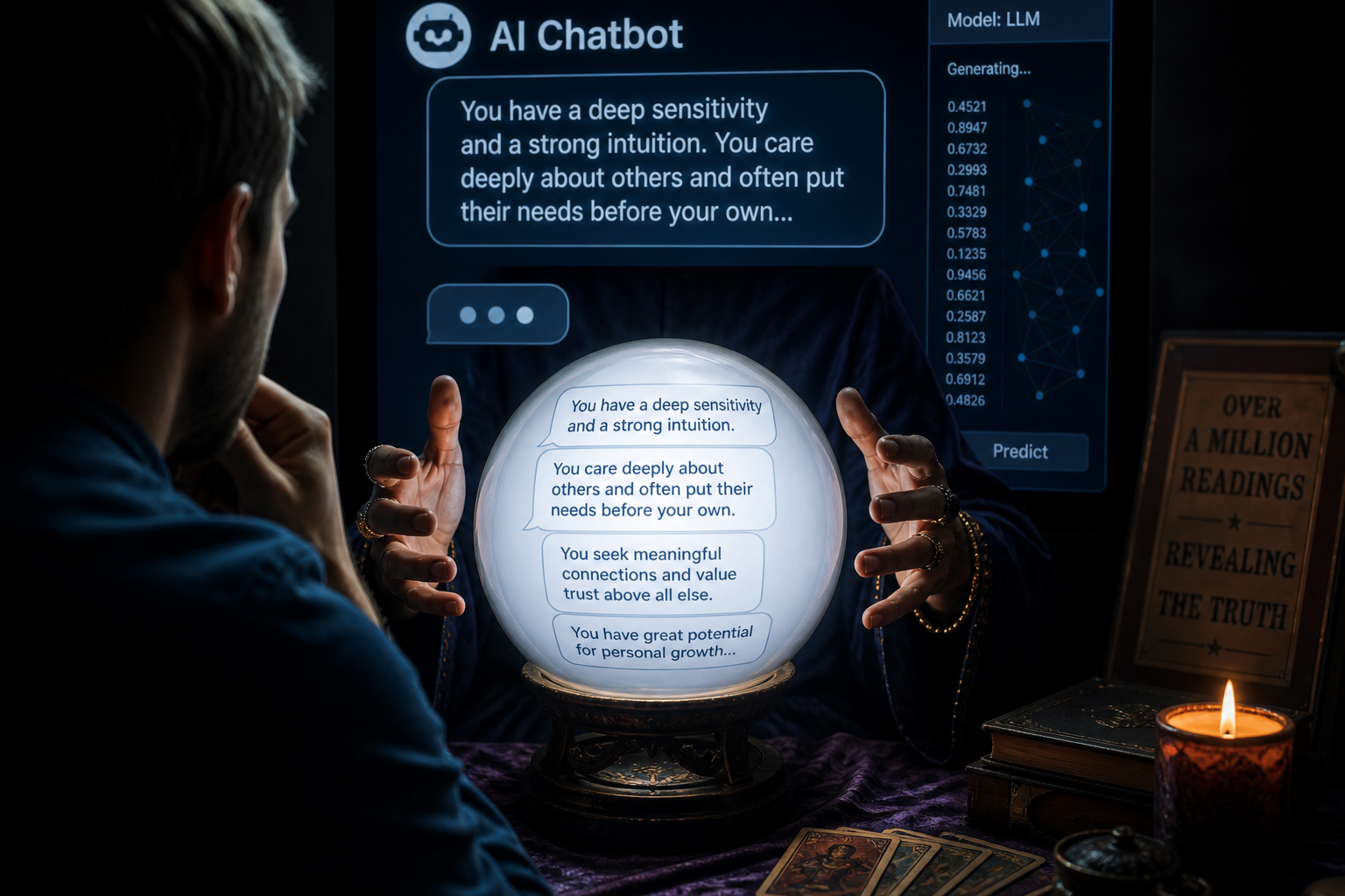 The LLMentalist Effect: How Chatbots Replicate the Mechanisms of a Psychic's Con