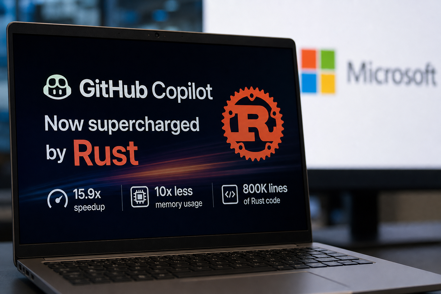 Microsoft Ports Copilot Runtime to Rust, Achieves 15.9x Speedup