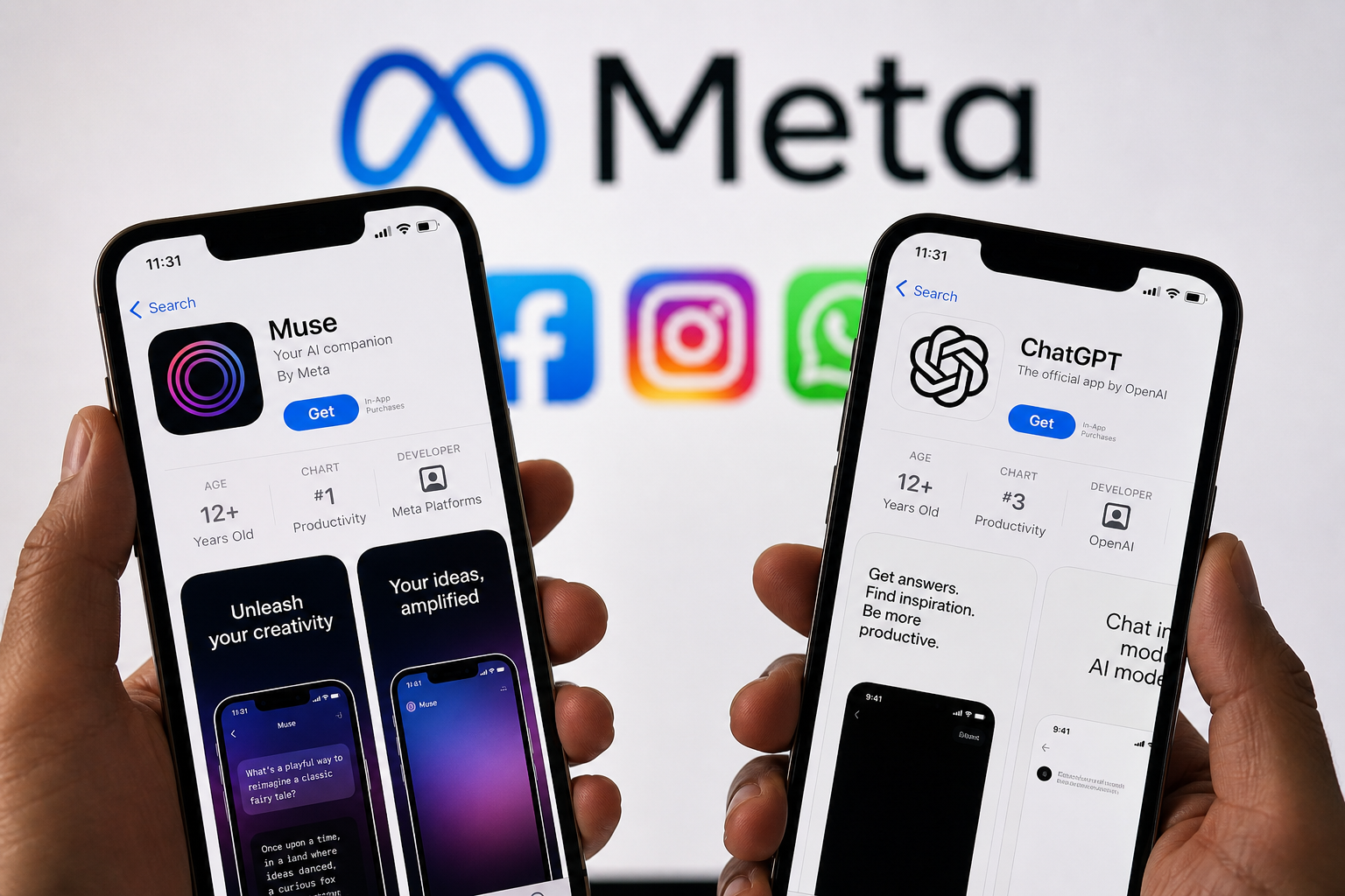 Meta's Muse Outpaces ChatGPT in Early Mobile Launch
