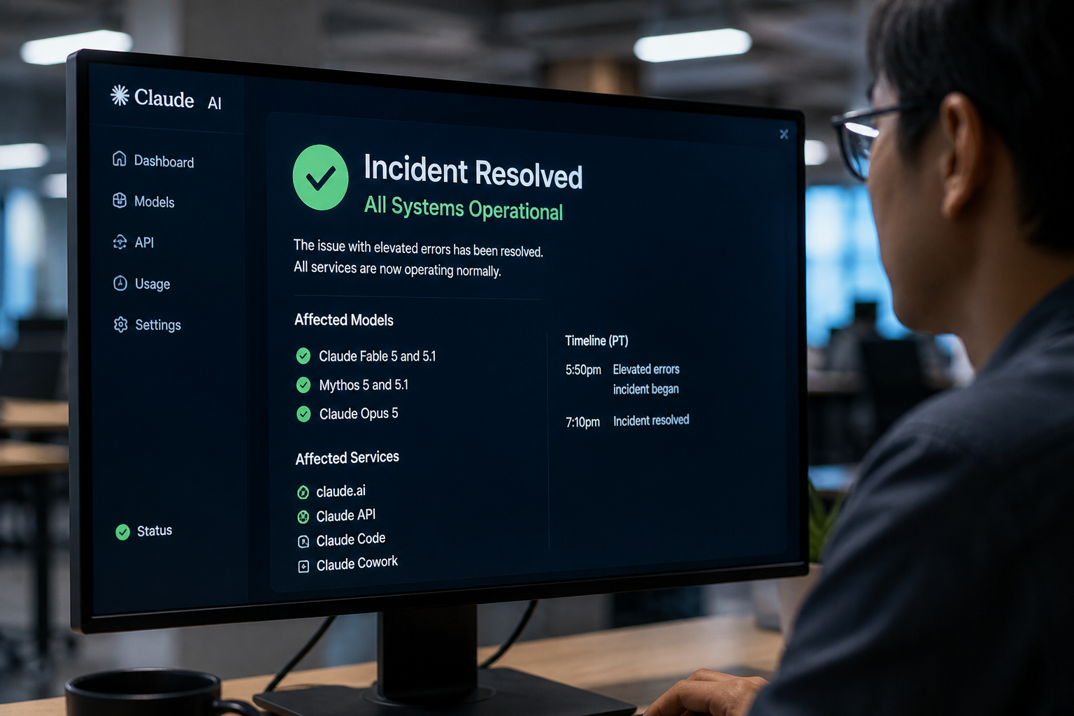Claude AI Service Resolves Elevated Error Issue