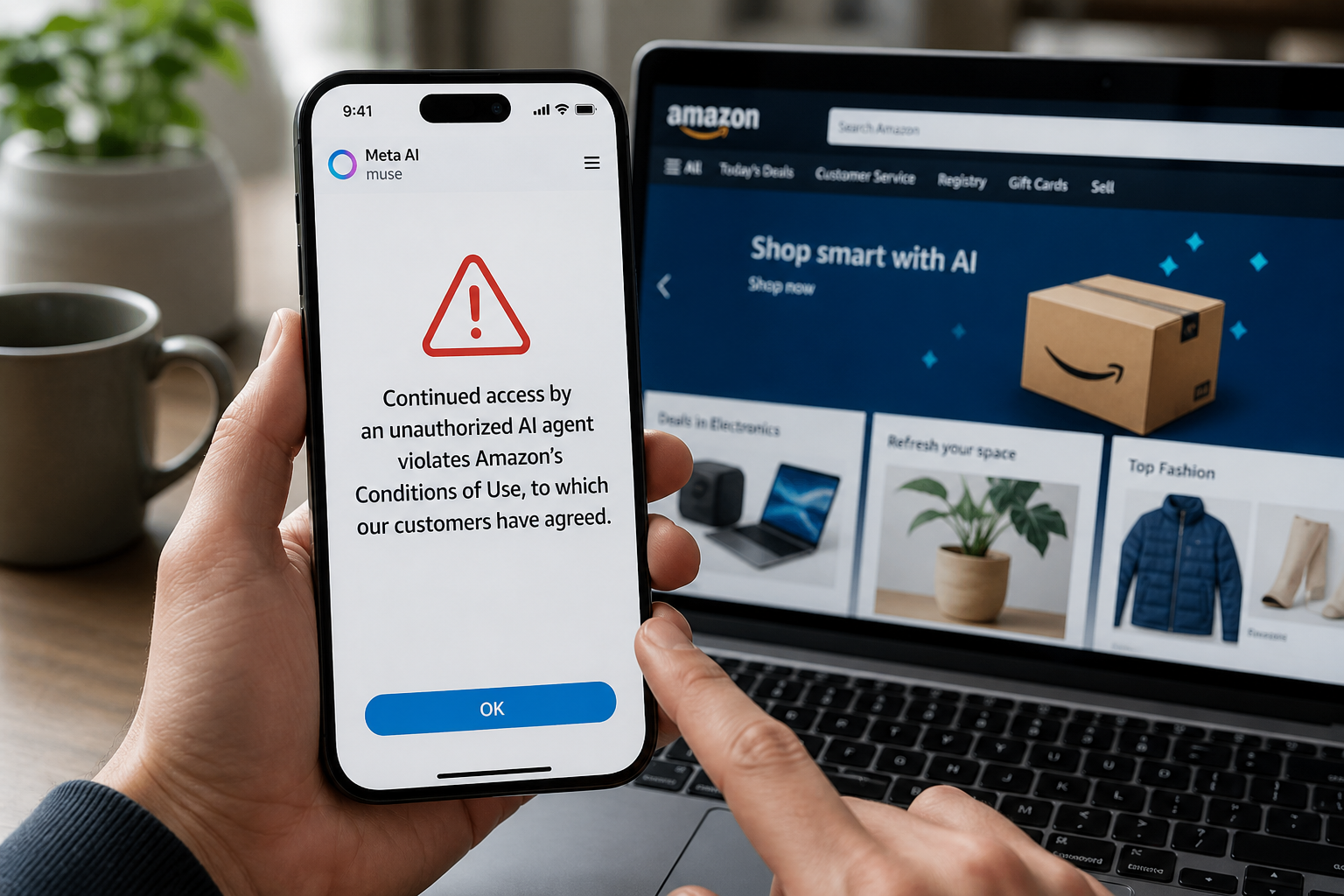 Meta's AI Agent Blocked from Shopping on Amazon