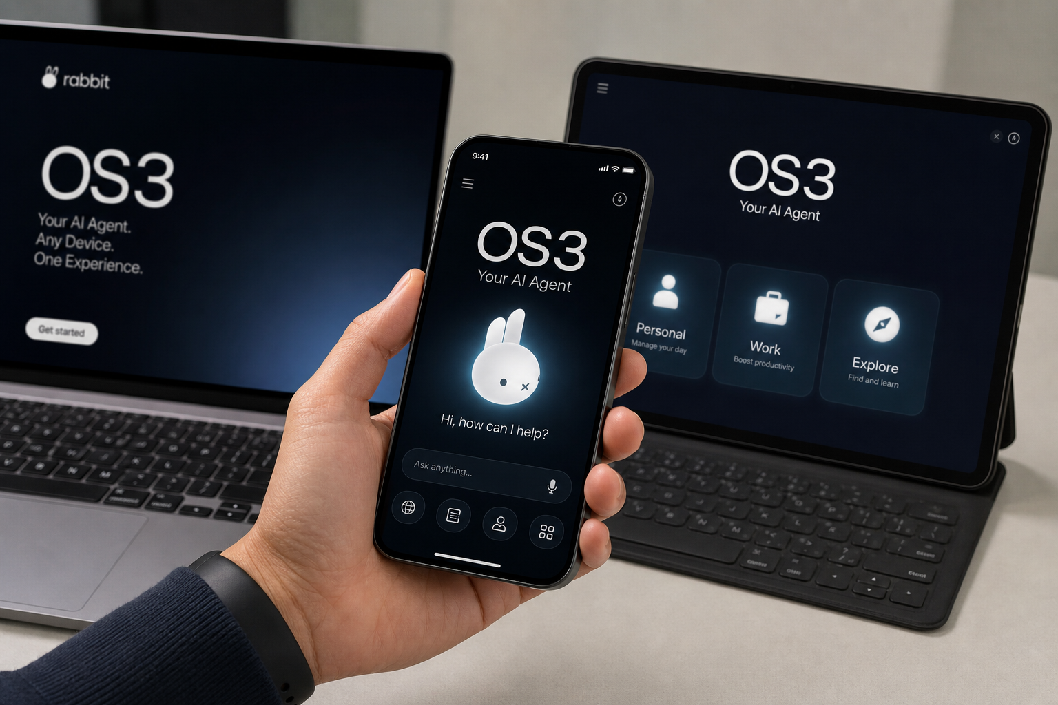 Rabbit Unveils OS3, a Cross-Platform AI Agent App