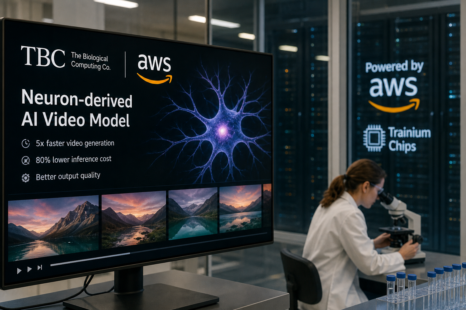 Biological Computing Co. Partners with AWS to Bring Neuron-Derived AI Video Model to Market