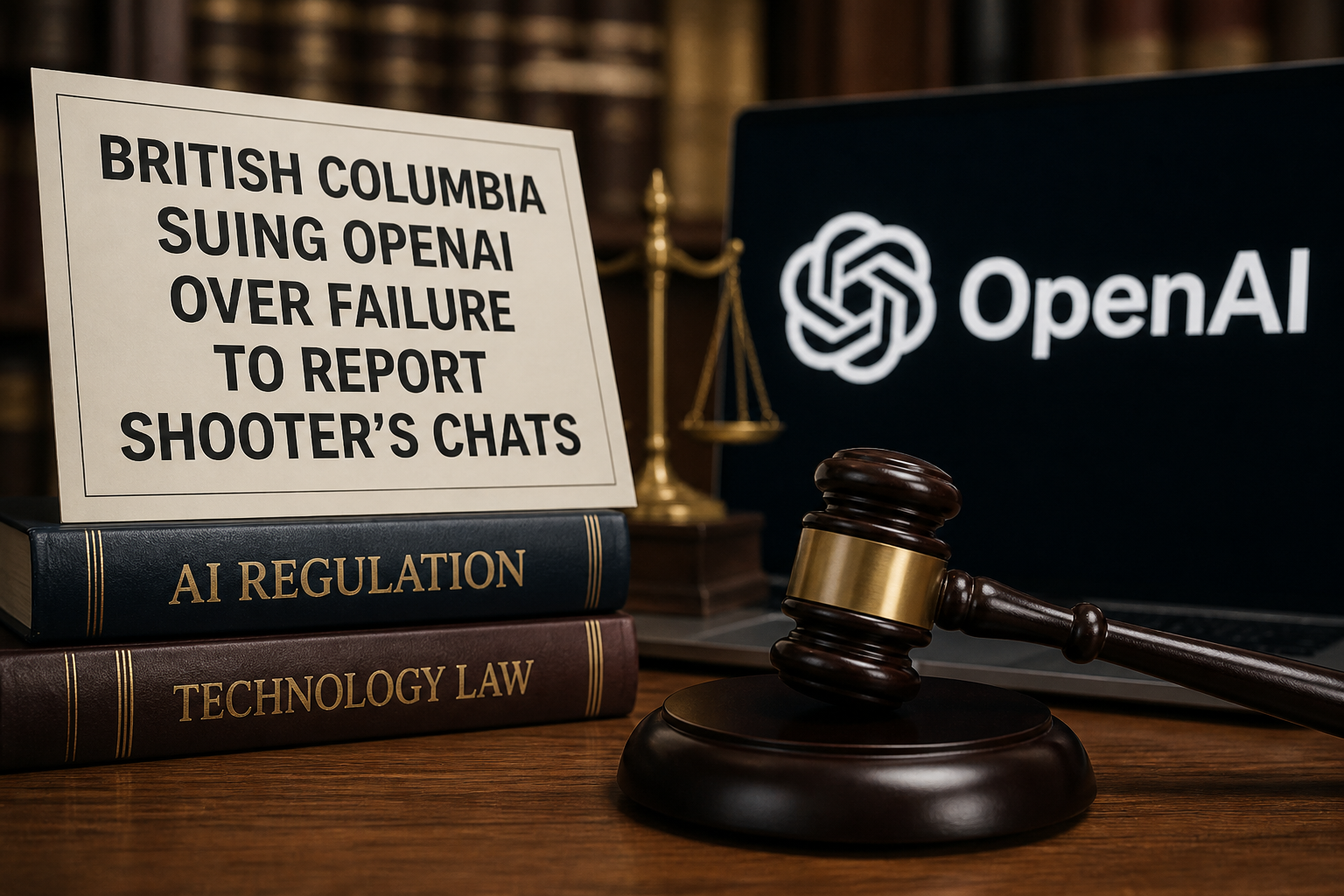 British Columbia Sues OpenAI Over Failure to Report Shooter's Chats