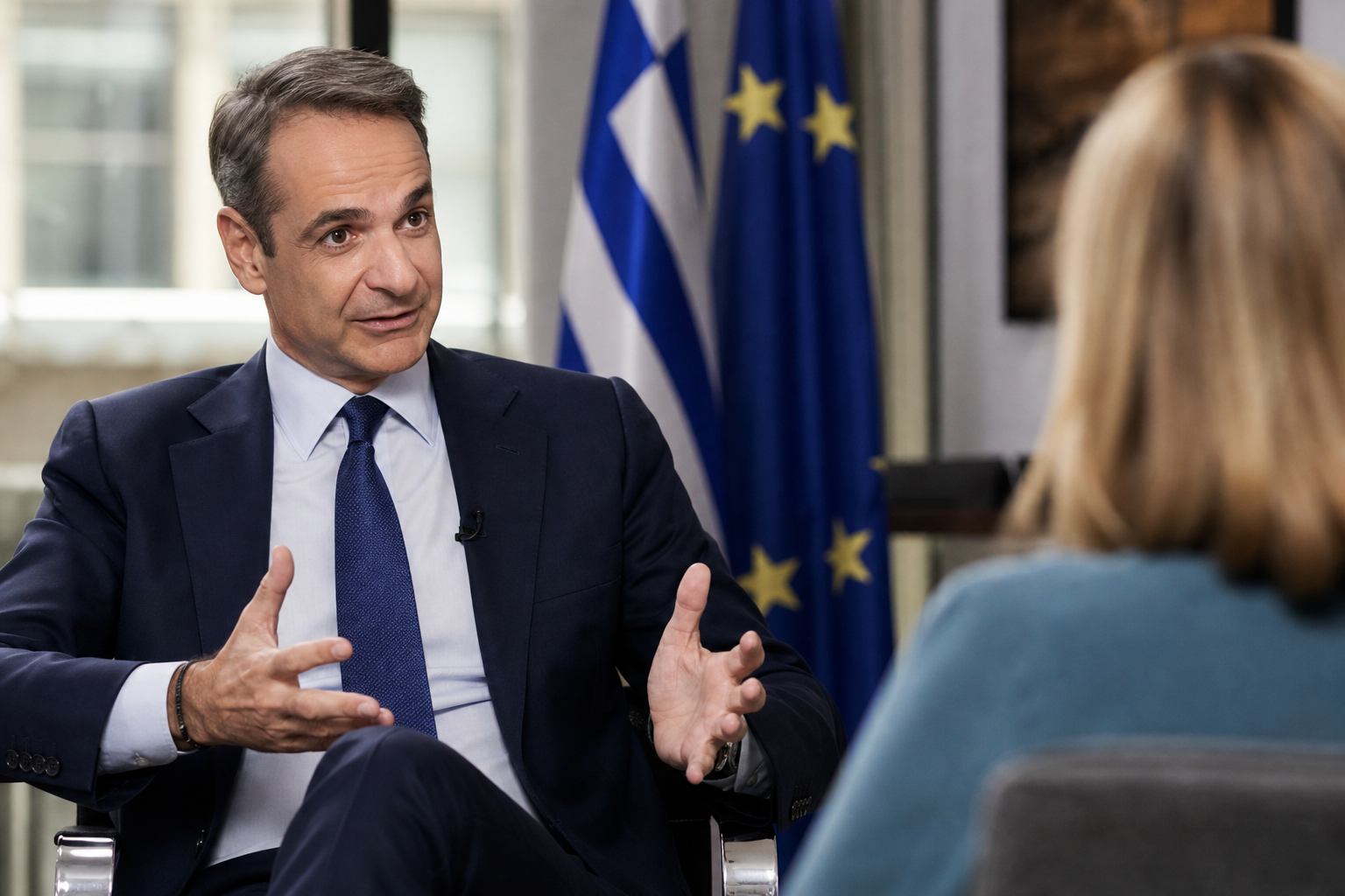 Greek Prime Minister Kyriakos Mitsotakis Talks AI, Economy, and Talent