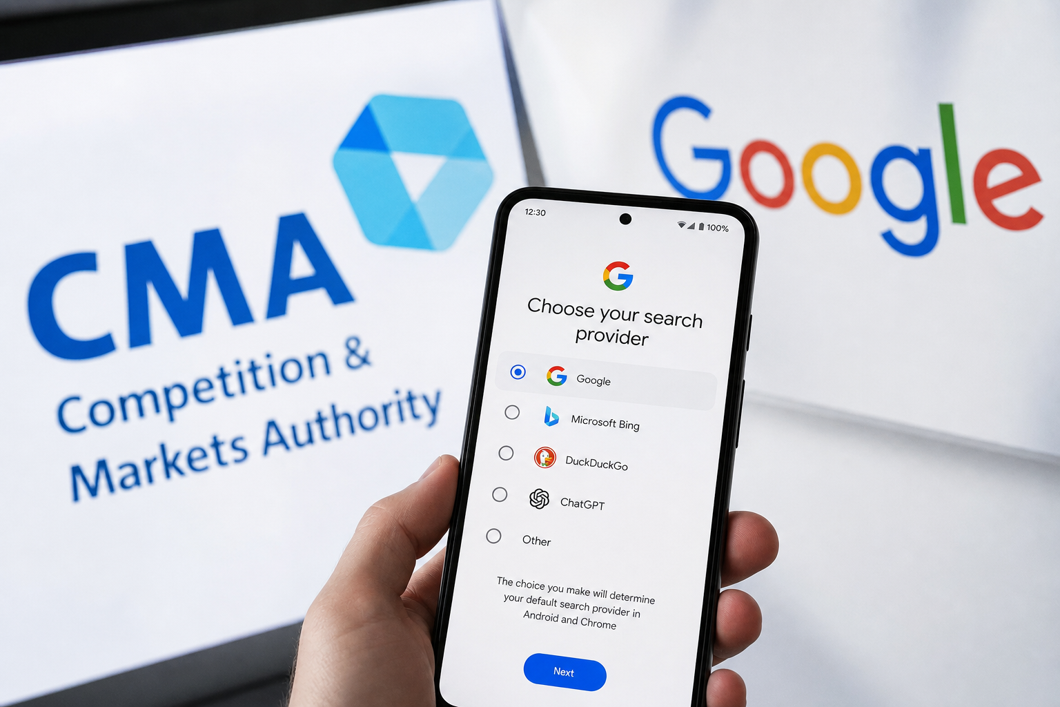 UK Regulator Expands Google Choice Screen to Include AI Assistants