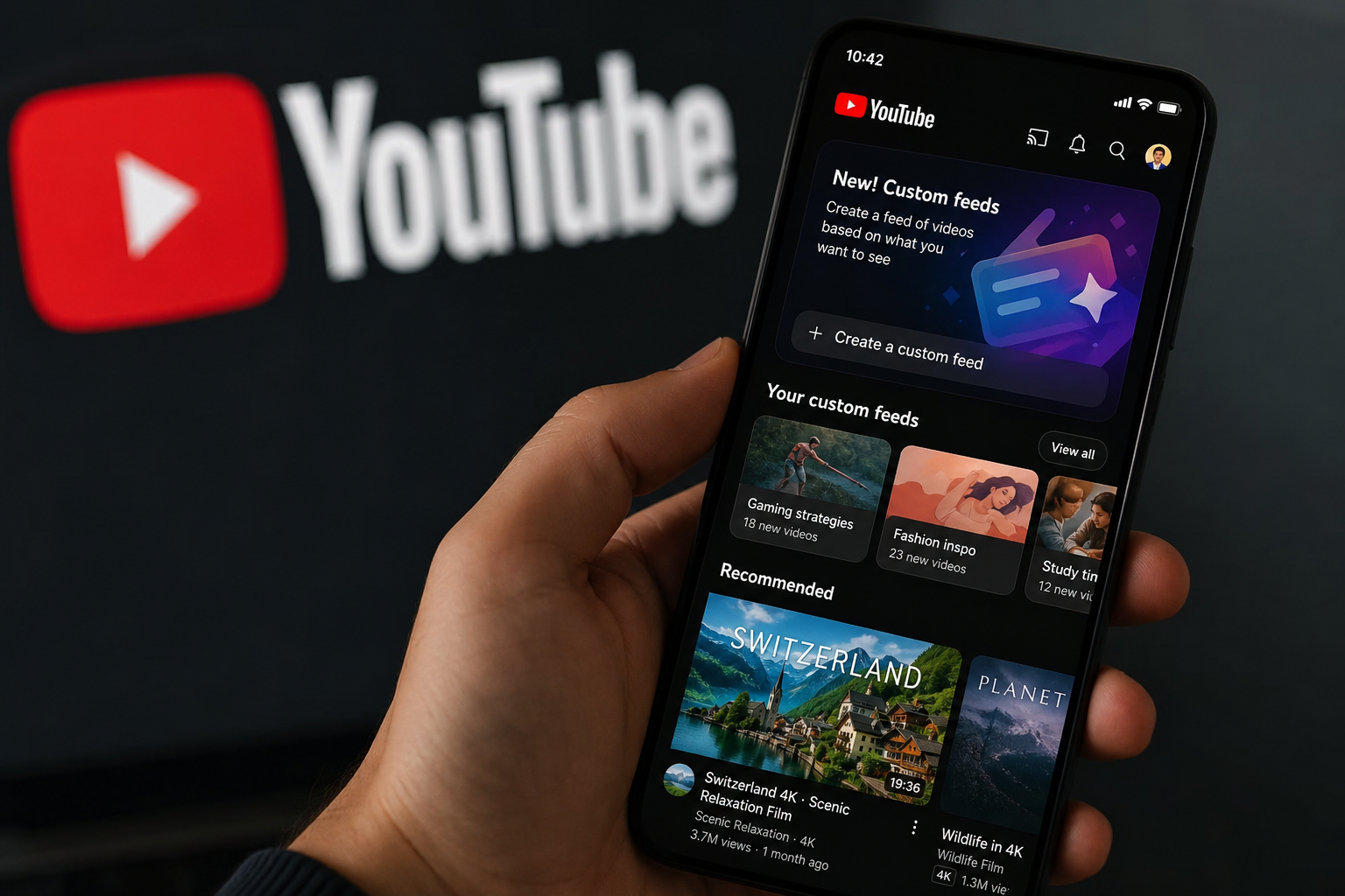 YouTube Unveils Custom Feeds and AI Creator Tools to Revolutionize User Experience