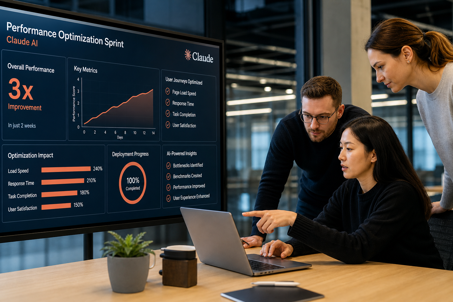 Claude AI Boosts Performance by 3x in Two-Week Sprint