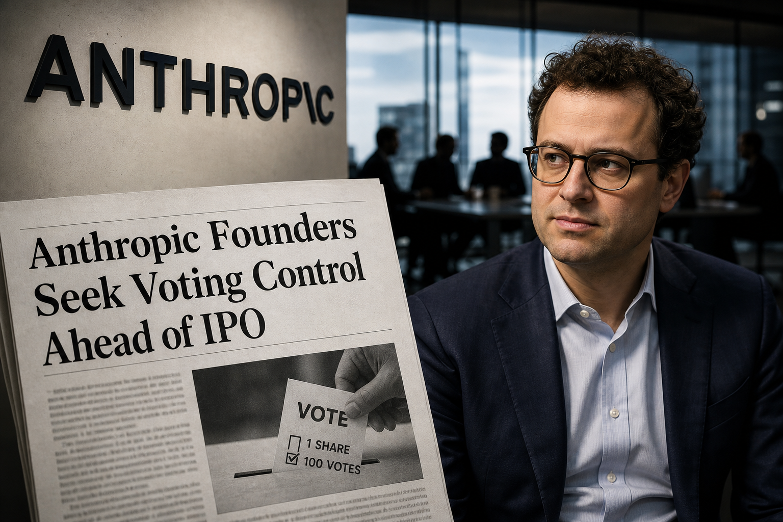 Anthropic Founders Seek Voting Control Ahead of IPO