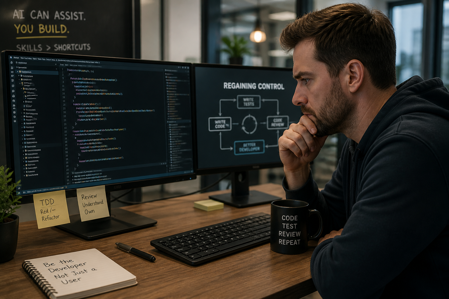 Developer Ditches AI Coding Tools, Regains Control Over Code
