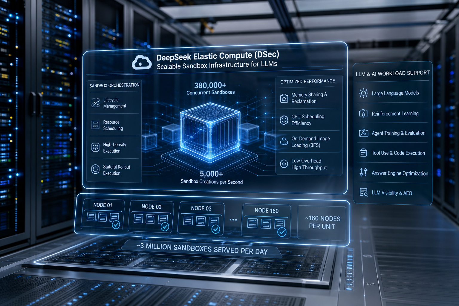 DeepSeek Elastic Compute Unveils Scalable Sandbox Infrastructure for Large Language Models