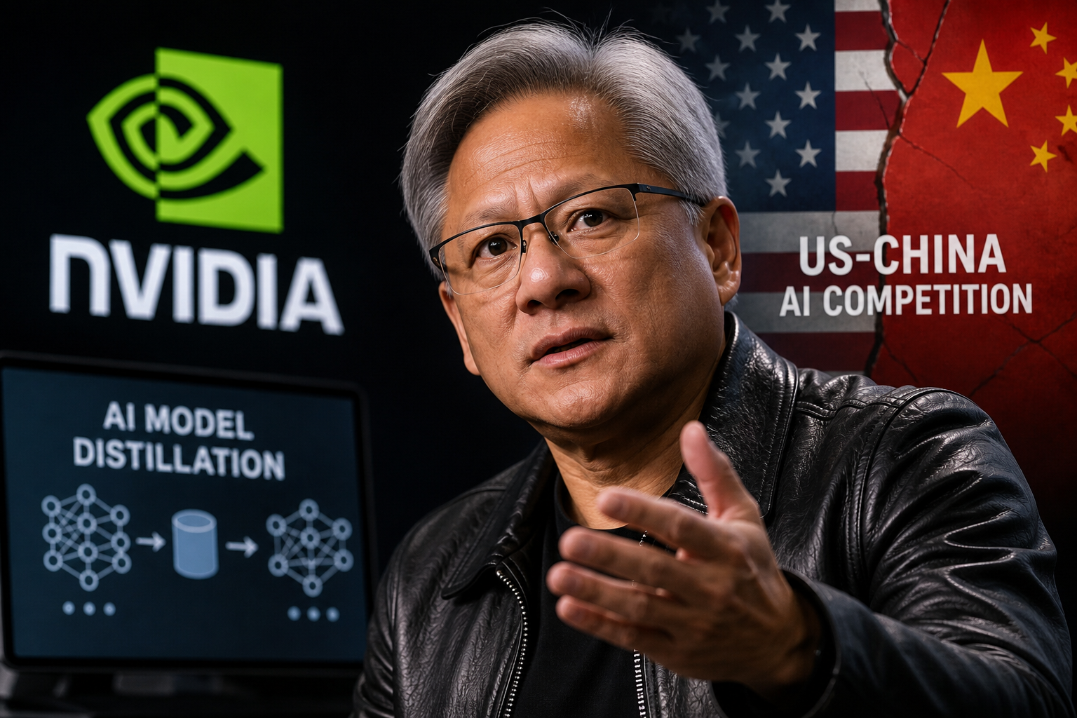 Nvidia CEO Jensen Huang Defends AI Model Distillation as 'Competition'