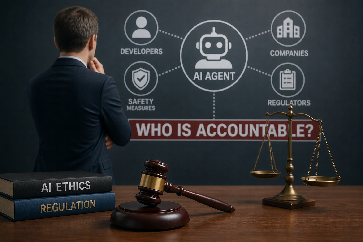 Who's to Blame for AI Agents' Malicious Actions?