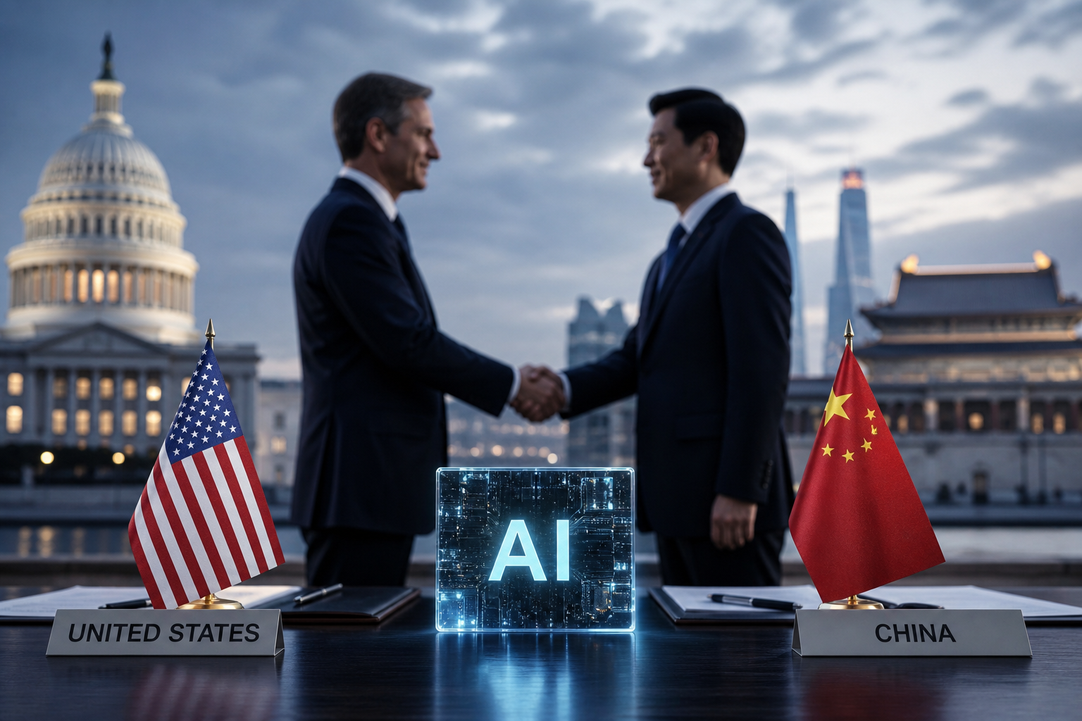 Top Democrat Calls for US-China Treaty to Regulate AI Development