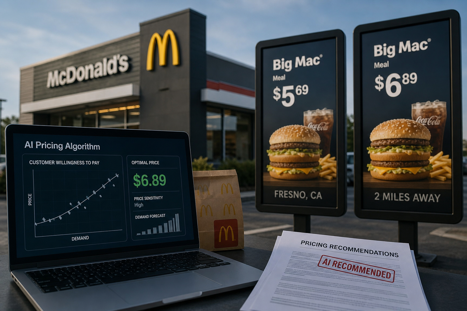 McDonald's Uses AI to Dynamically Price Burgers, Sparking Controversy
