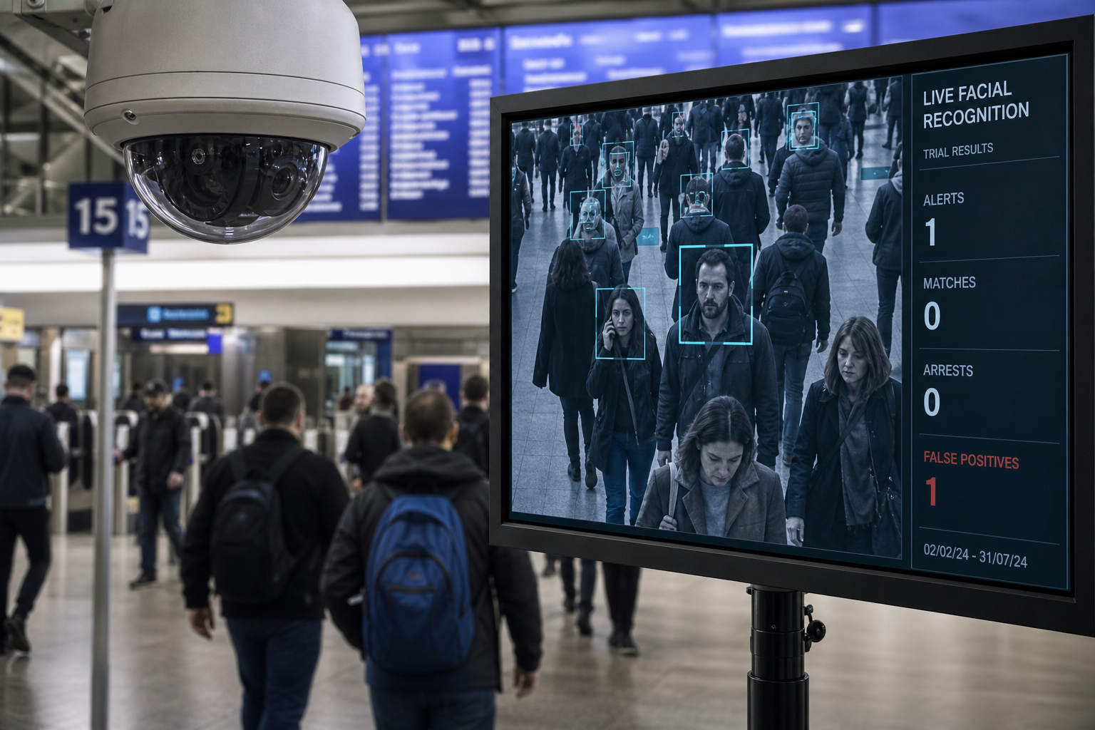 UK Facial Recognition Trial Yields No Arrests, Raises Privacy Concerns