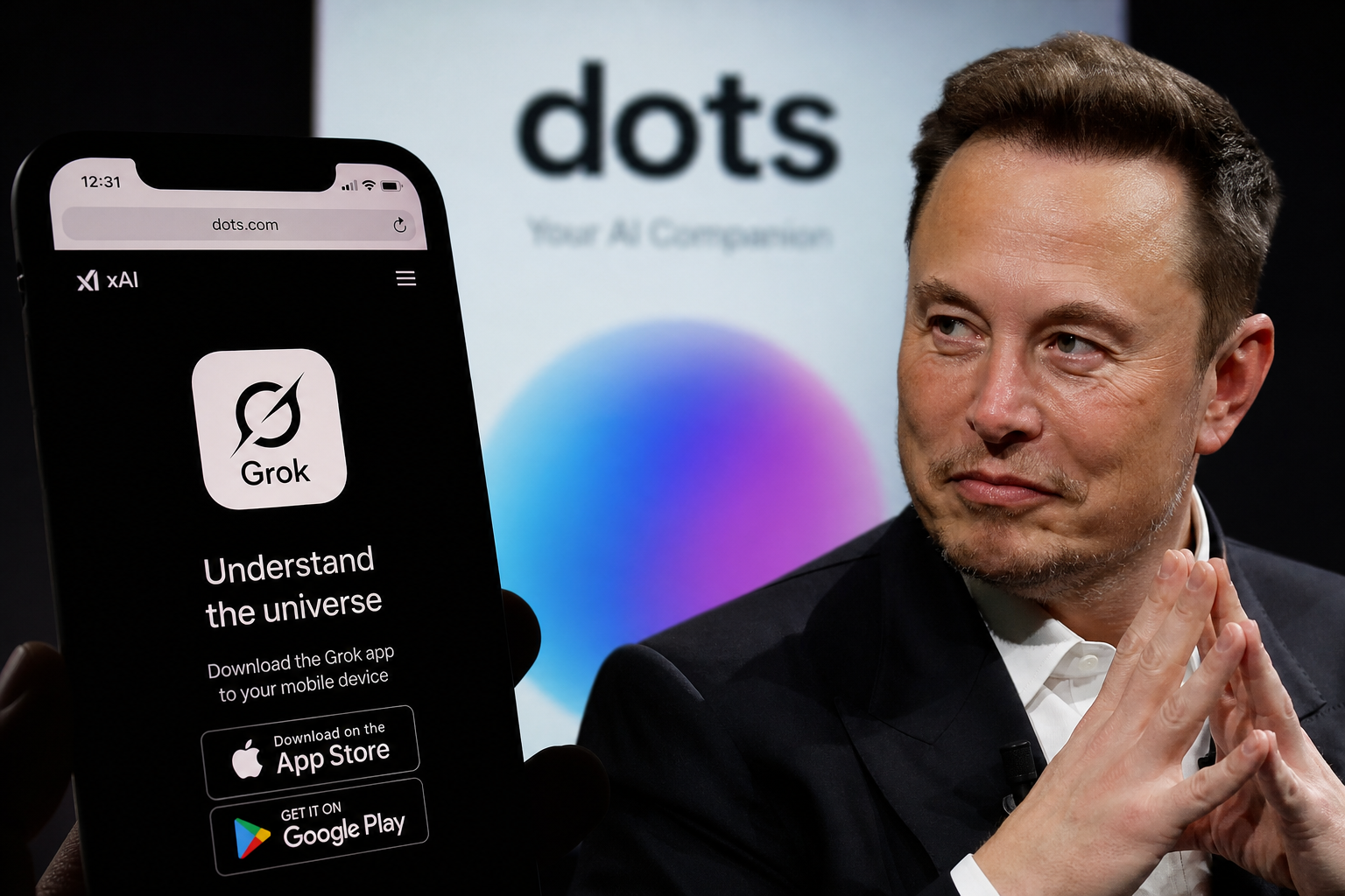Elon Musk's xAI Trolls OpenAI's 'Dots' Launch with Domain Redirect