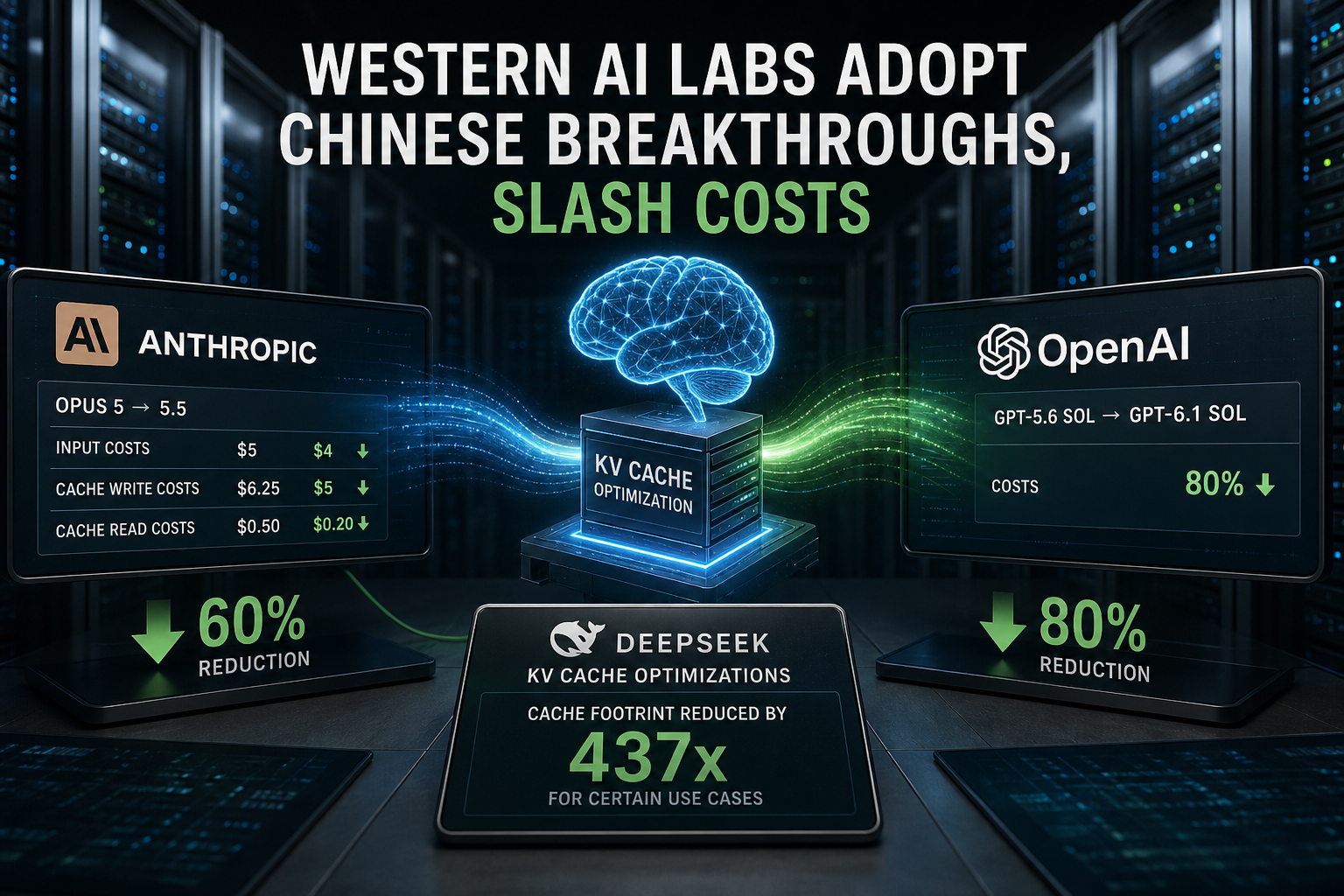 Western AI Labs Adopt Chinese Breakthroughs, Slash Costs