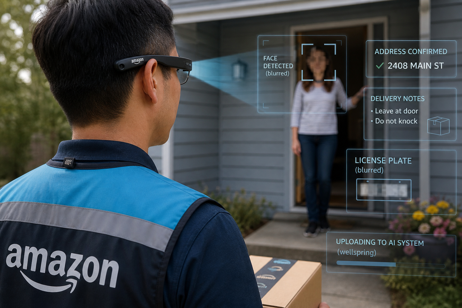 Amazon Delivery Drivers to Wear Smart Glasses That Take Photos 'Almost Constantly'