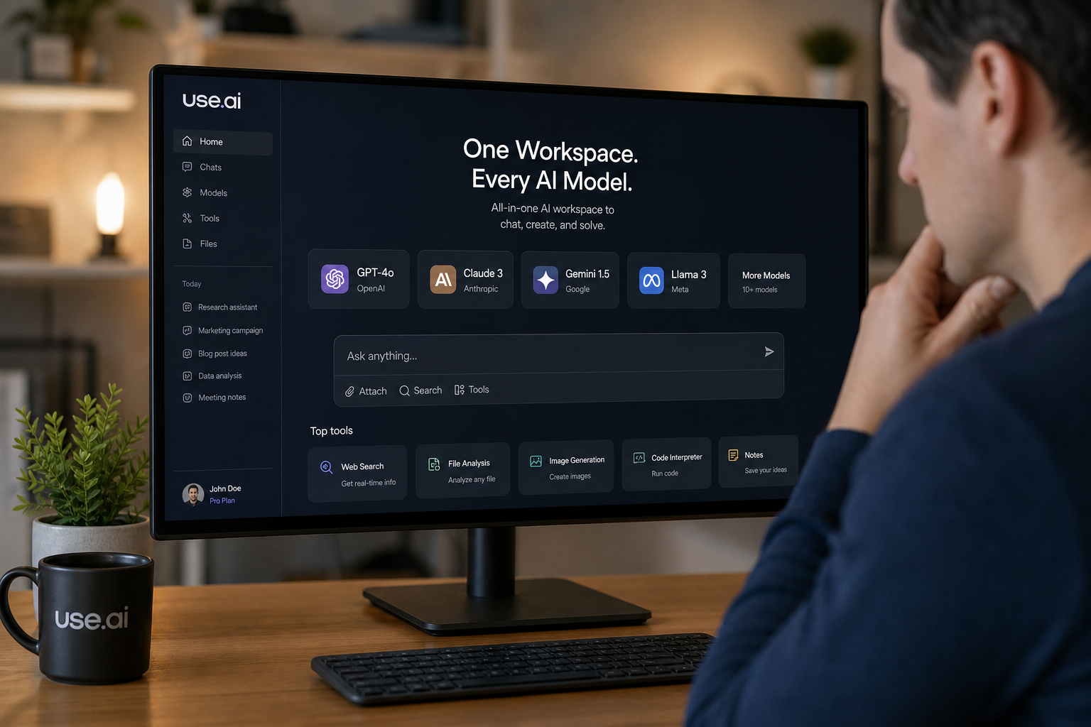 Use.ai Reaches 1 Million Monthly Users with All-in-One AI Workspace